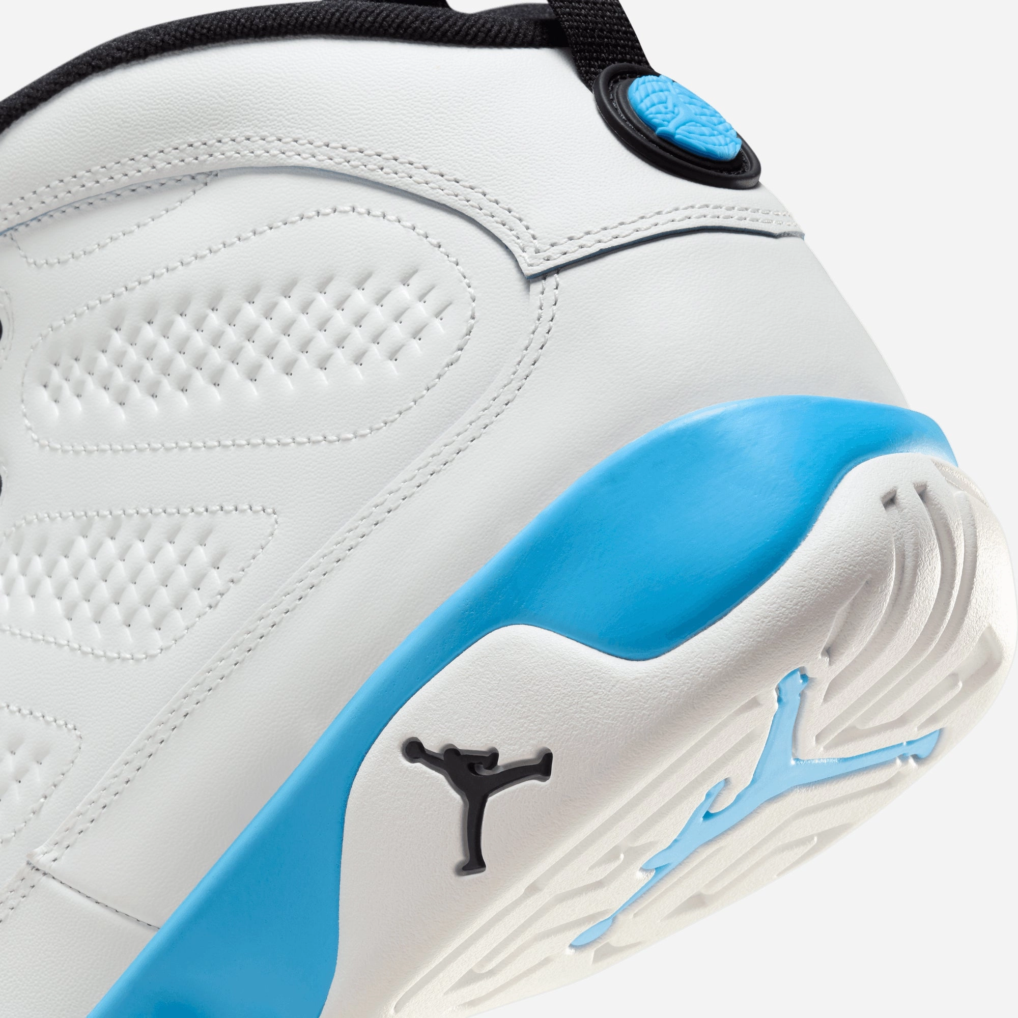 Jordan | AIR JORDAN 9 RETRO  { SUMMIT WHITE/BLACK-DK POWDER BLUE