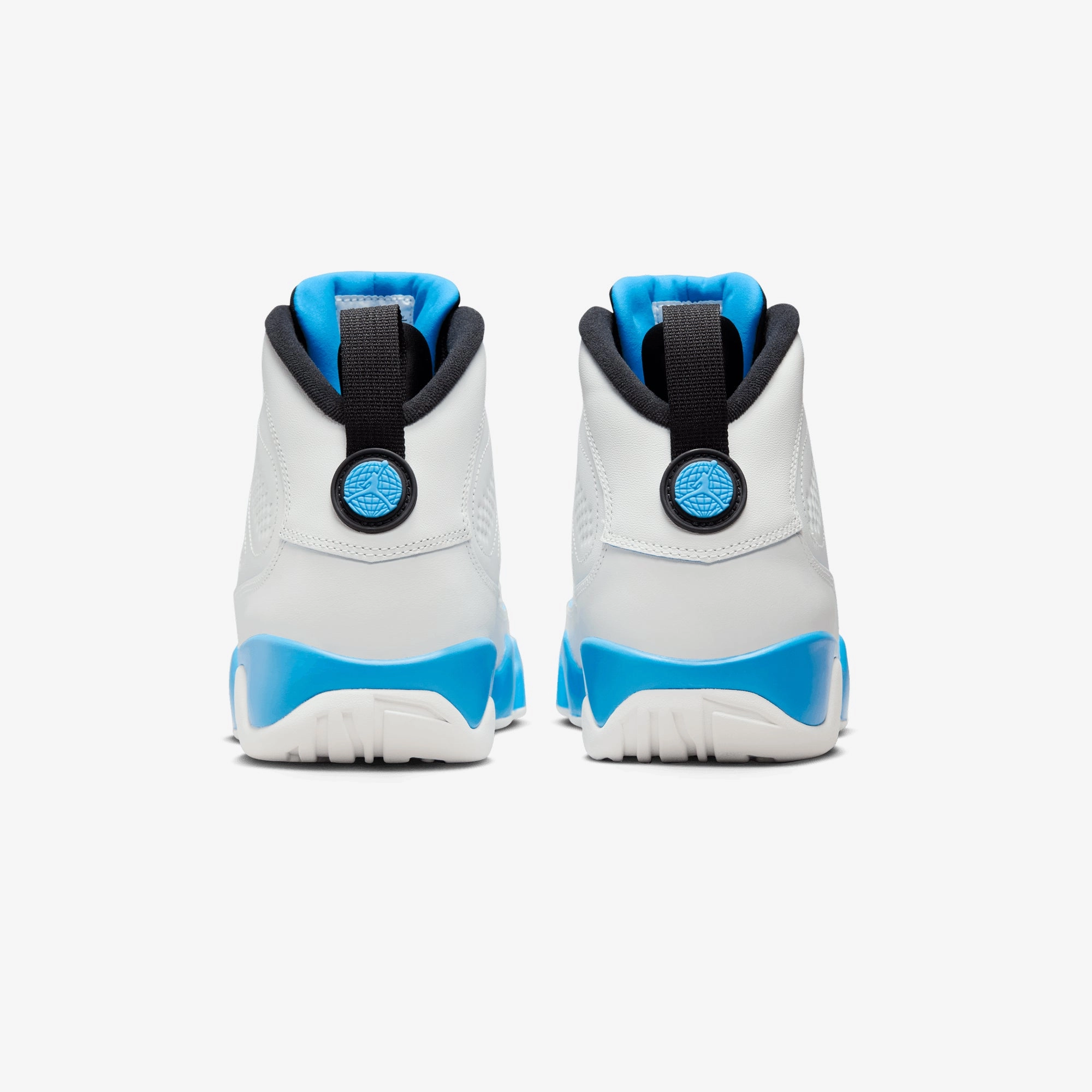Jordan | AIR JORDAN 9 RETRO  { SUMMIT WHITE/BLACK-DK POWDER BLUE