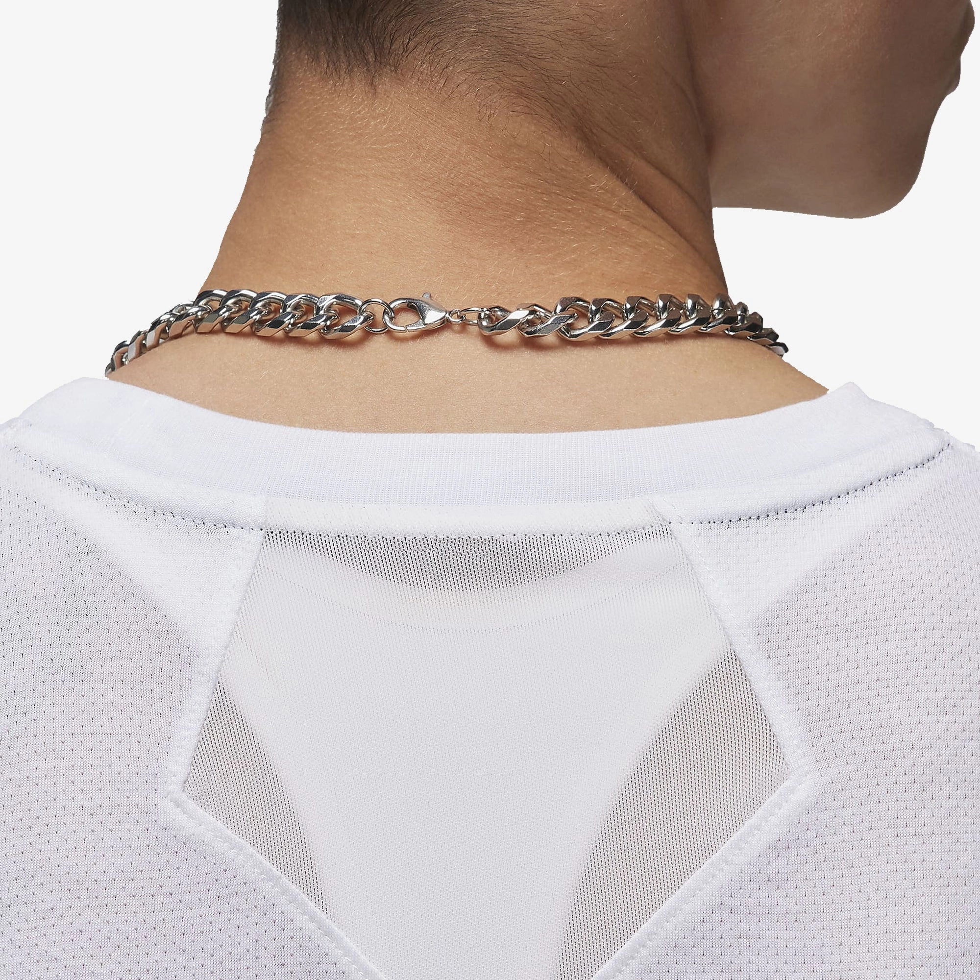 Jordan | DIAMOND SHORT-SLEEVE TOP  { WHITE