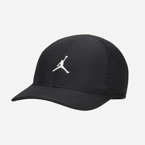 Jordan | DRI-FIT CLUB UNSTRUCTURED CURVED BILL CAP  { BLACK/BLACK/WHITE