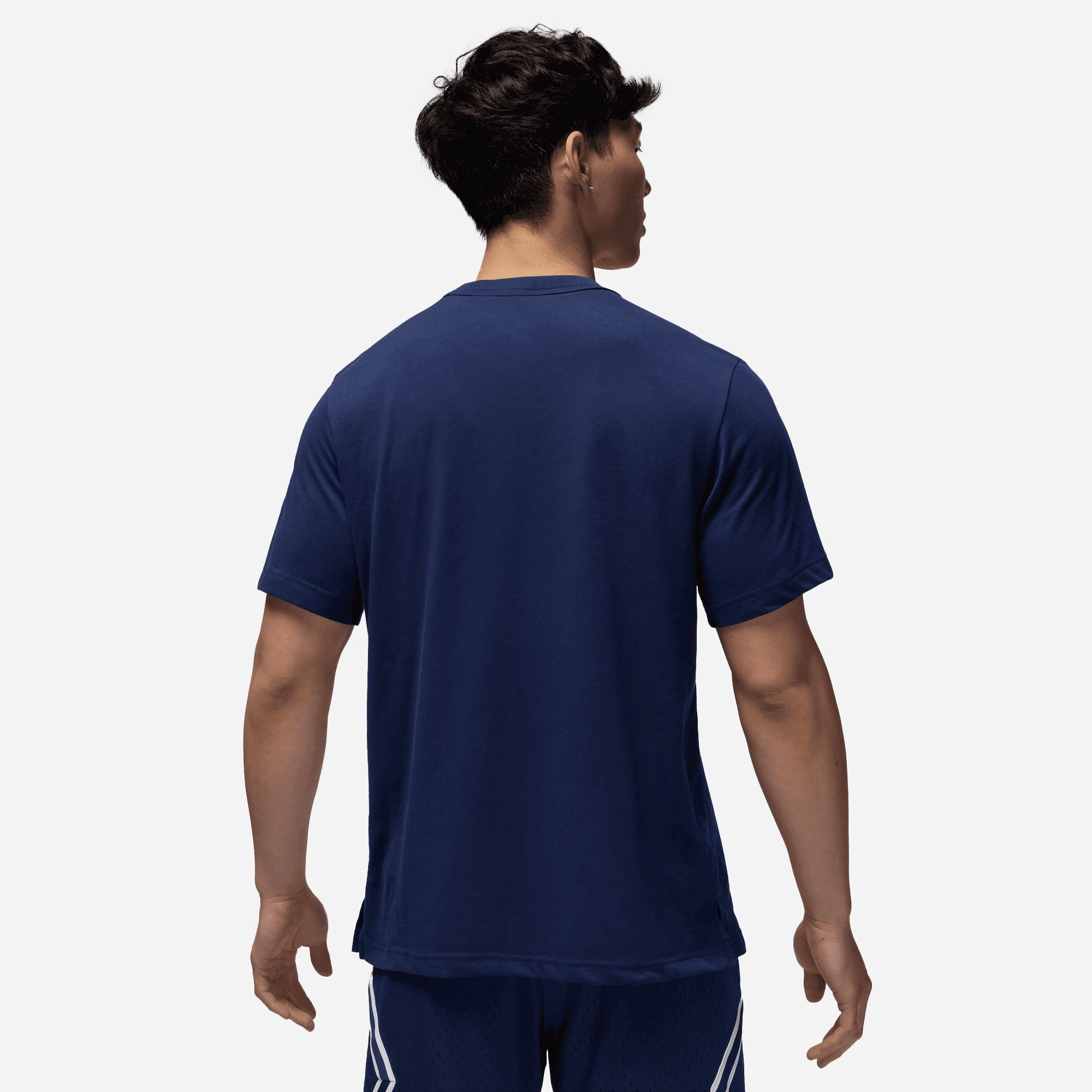 JORDAN | DRI-FIT SHORT-SLEEVE TOP { MIDNIGHT NAVY/WHITE