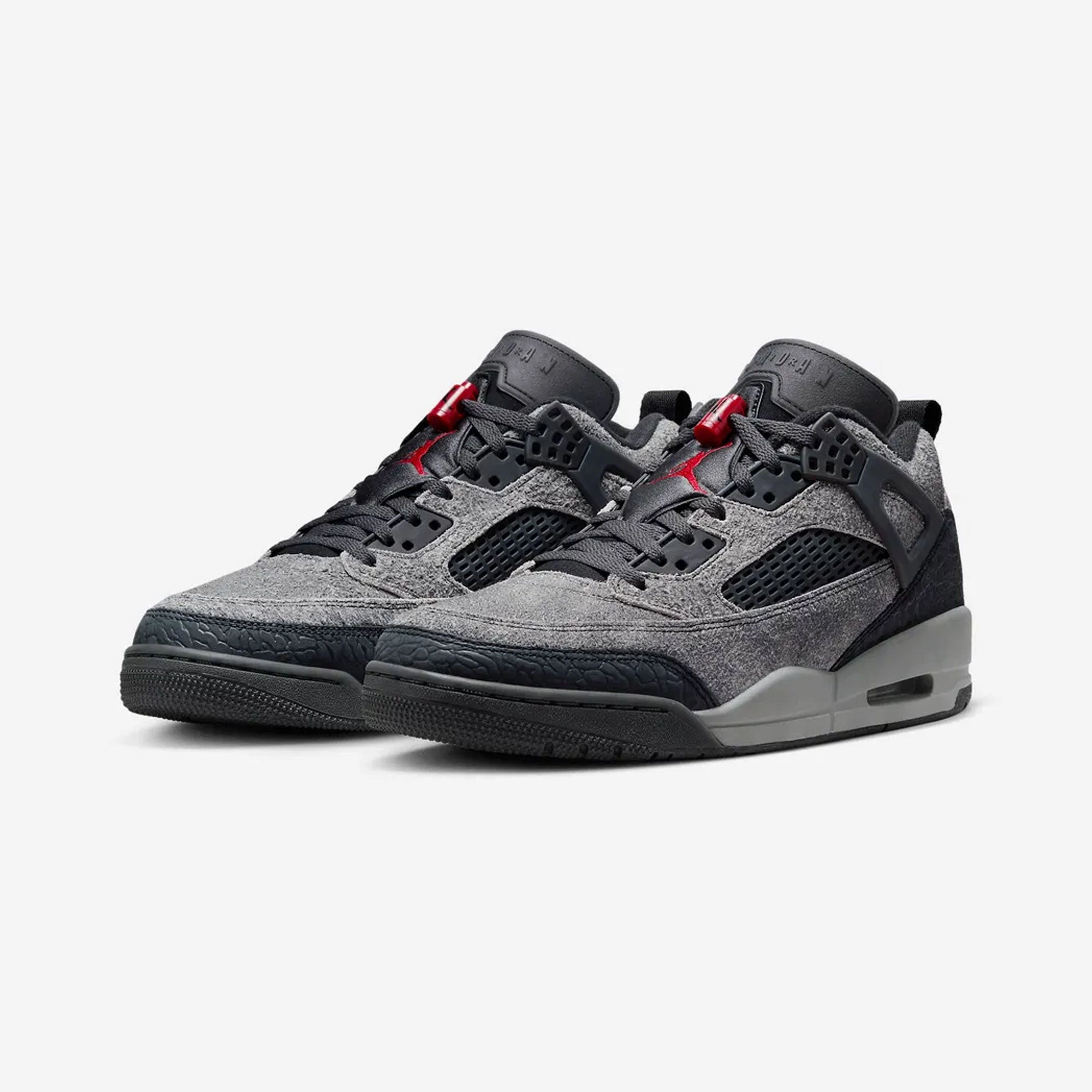 JORDAN | SPIZIKE LOW { ANTHRACITE/GYM RED-BLACK
