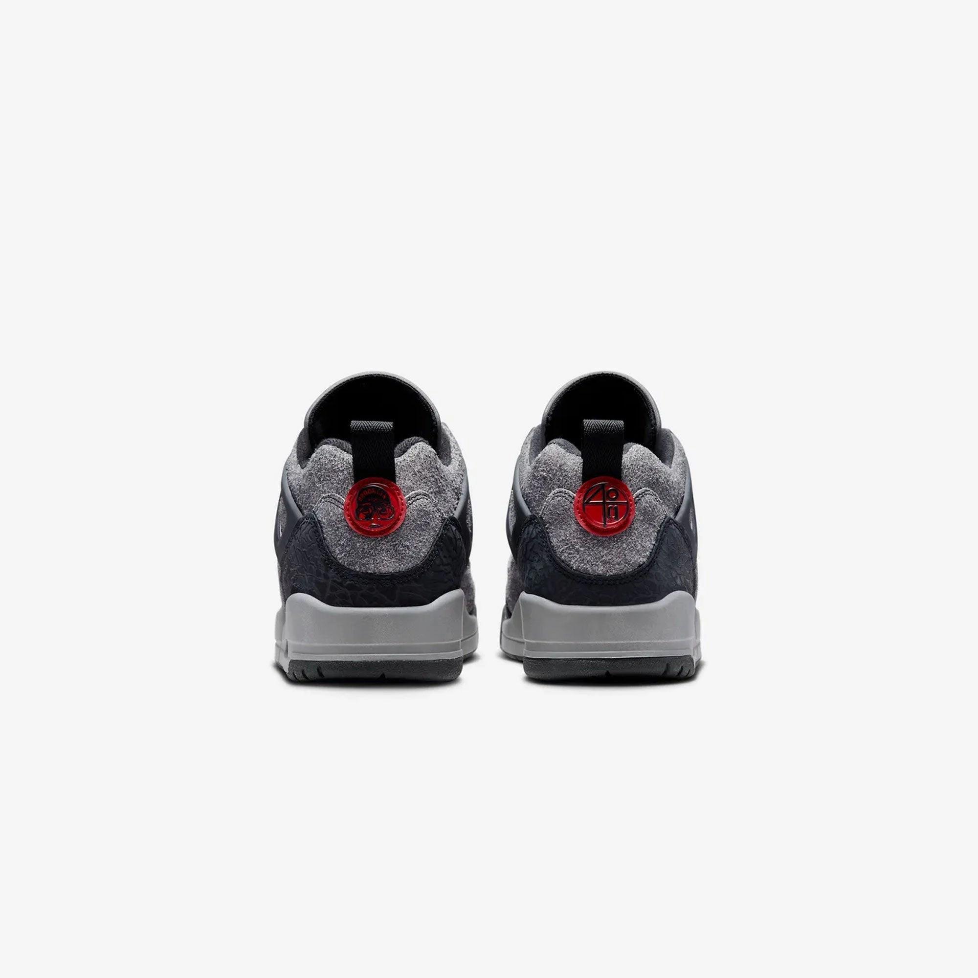 JORDAN | SPIZIKE LOW { ANTHRACITE/GYM RED-BLACK