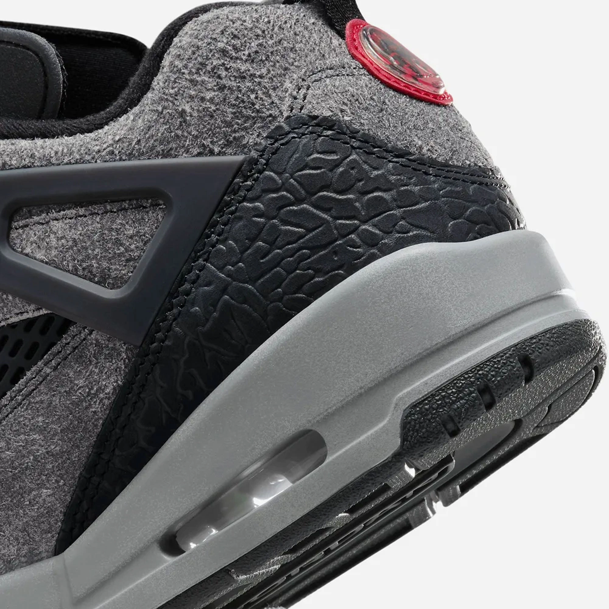 JORDAN | SPIZIKE LOW { ANTHRACITE/GYM RED-BLACK