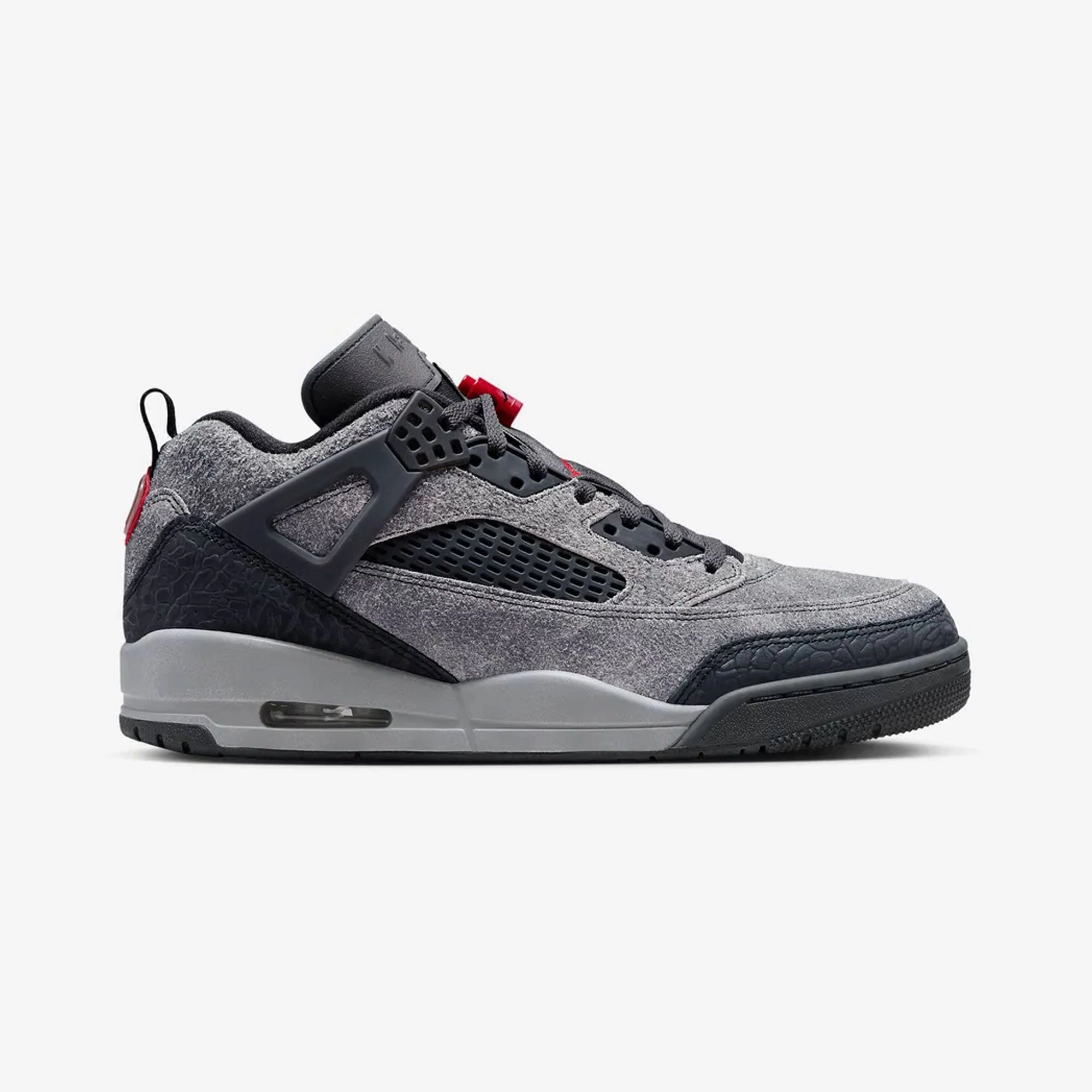 JORDAN | SPIZIKE LOW { ANTHRACITE/GYM RED-BLACK