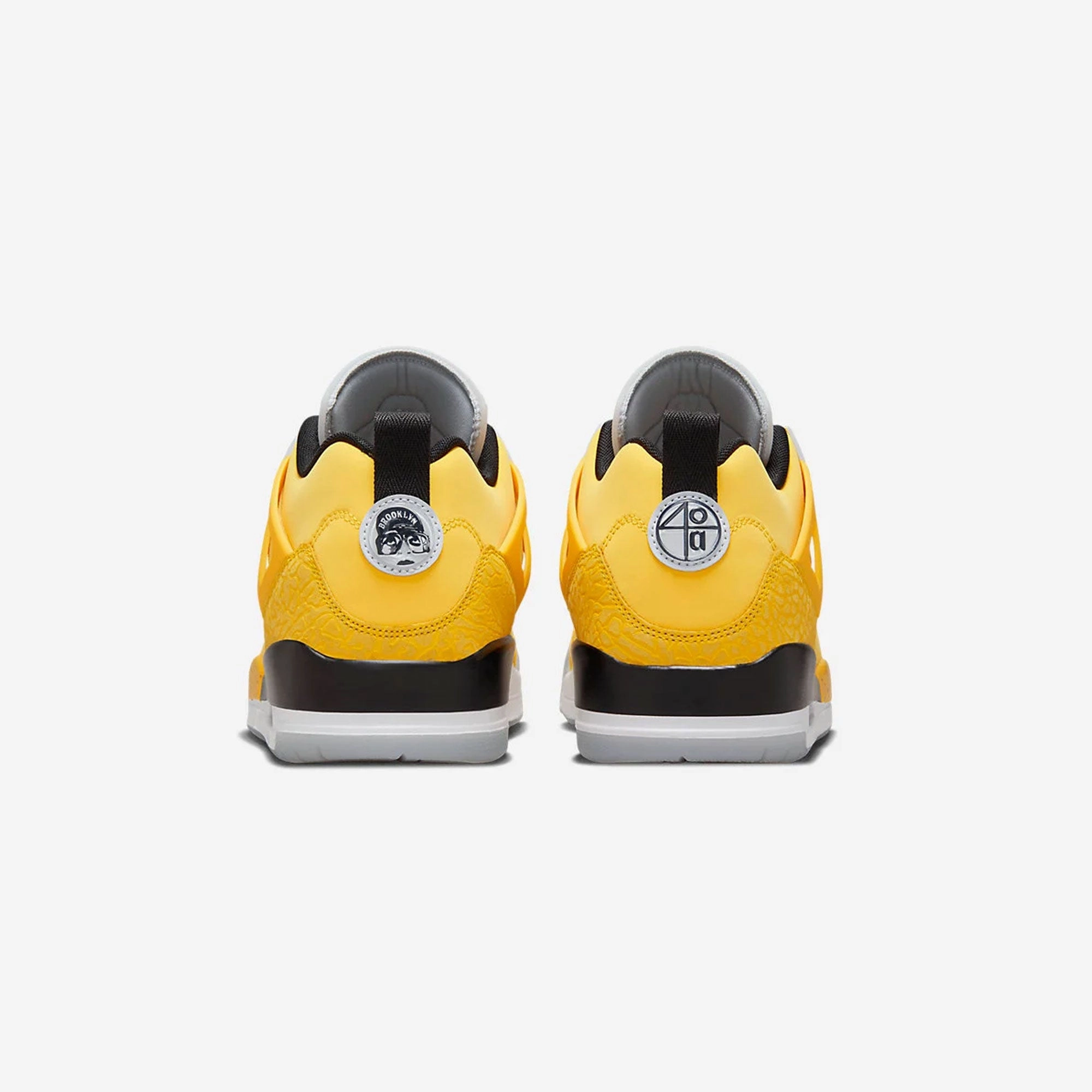 Jordan | SPIZIKE LOW  { VARSITY MAIZE/BLACK-WOLF GREY