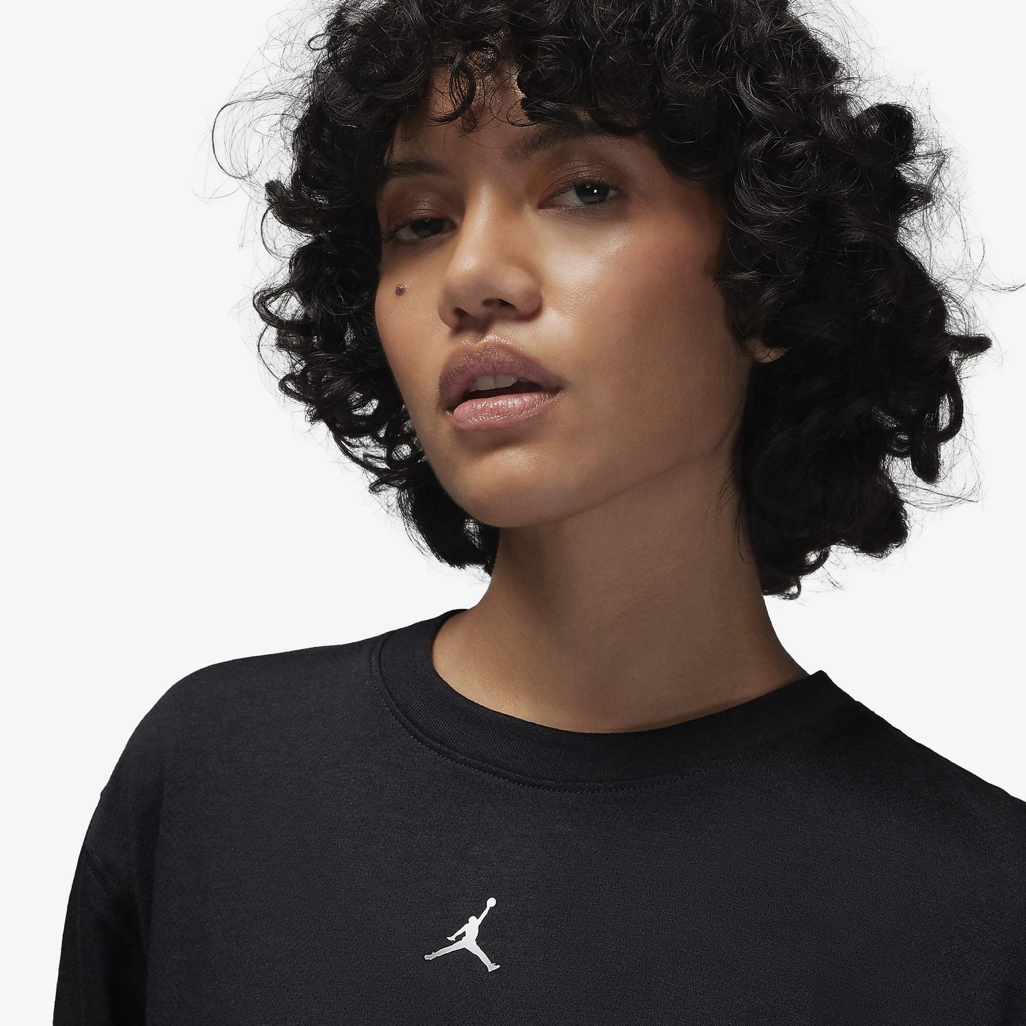 Jordan | SPORT DIAMOND SHORT-SLEEVE TOP  { BLACK