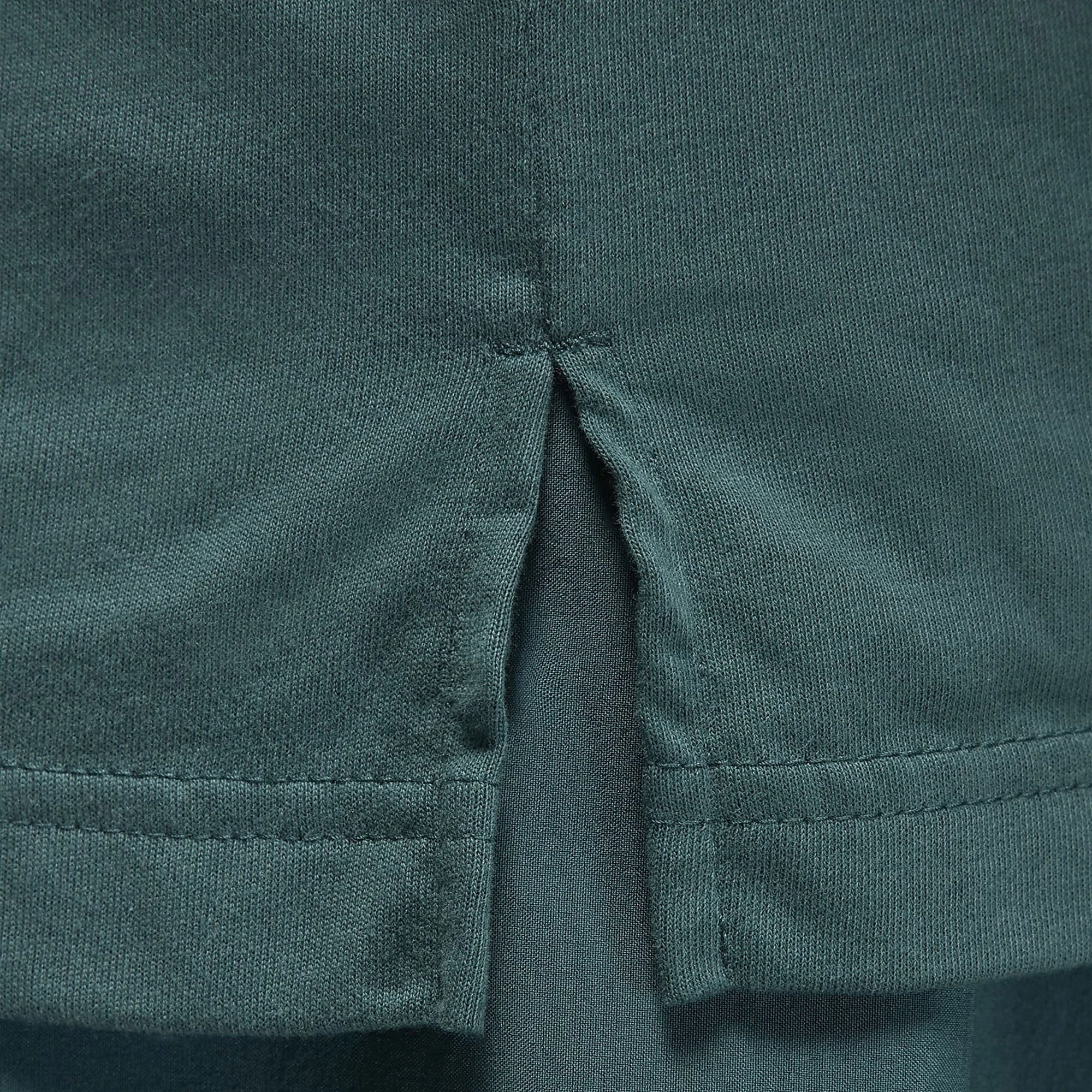 JORDAN | SPORT DRI-FIT SHORT-SLEEVE TOP { OXIDIZED GREEN/WHITE