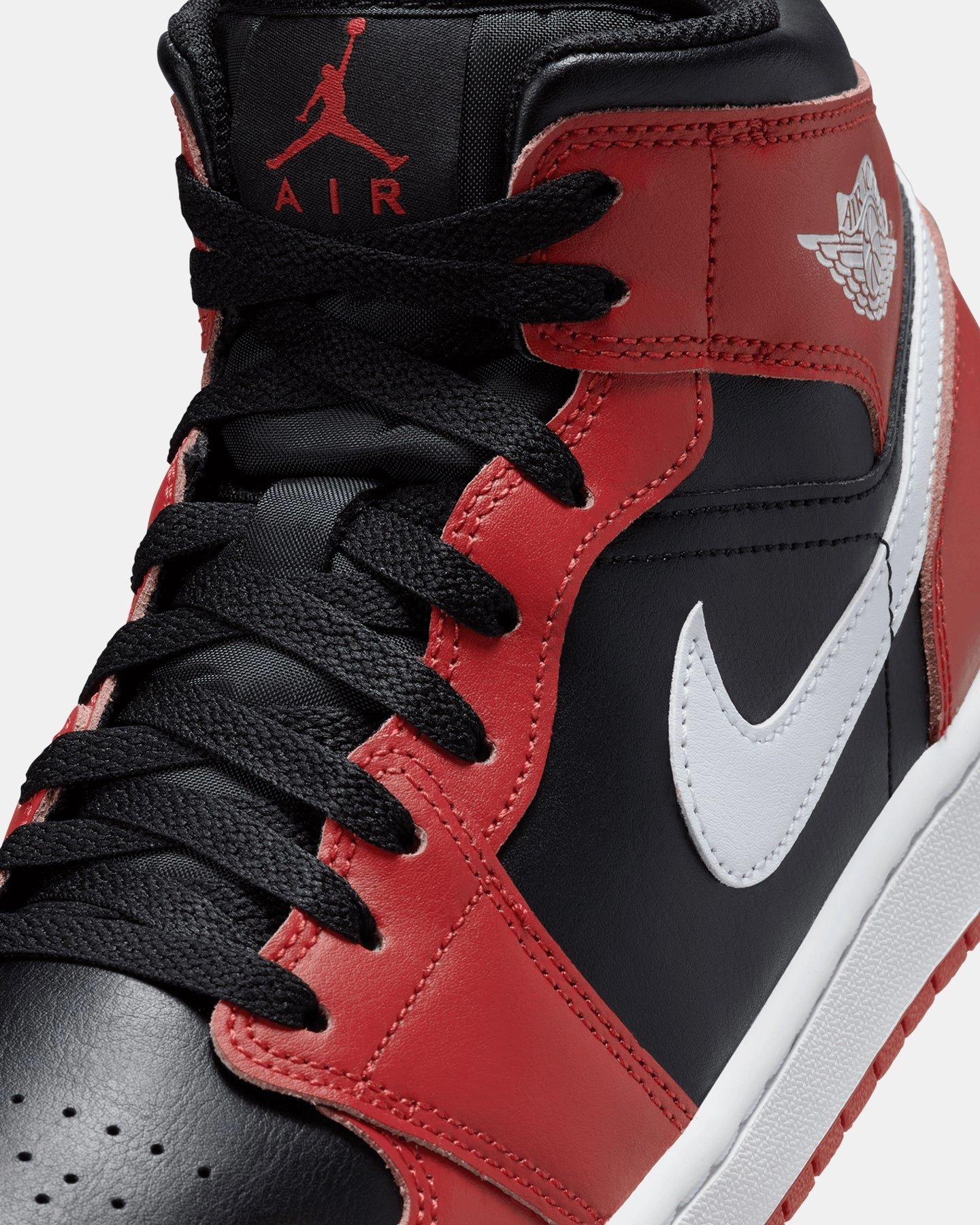 Jordan Air Jordan 1 Mid Black/Gym Red Black/Red