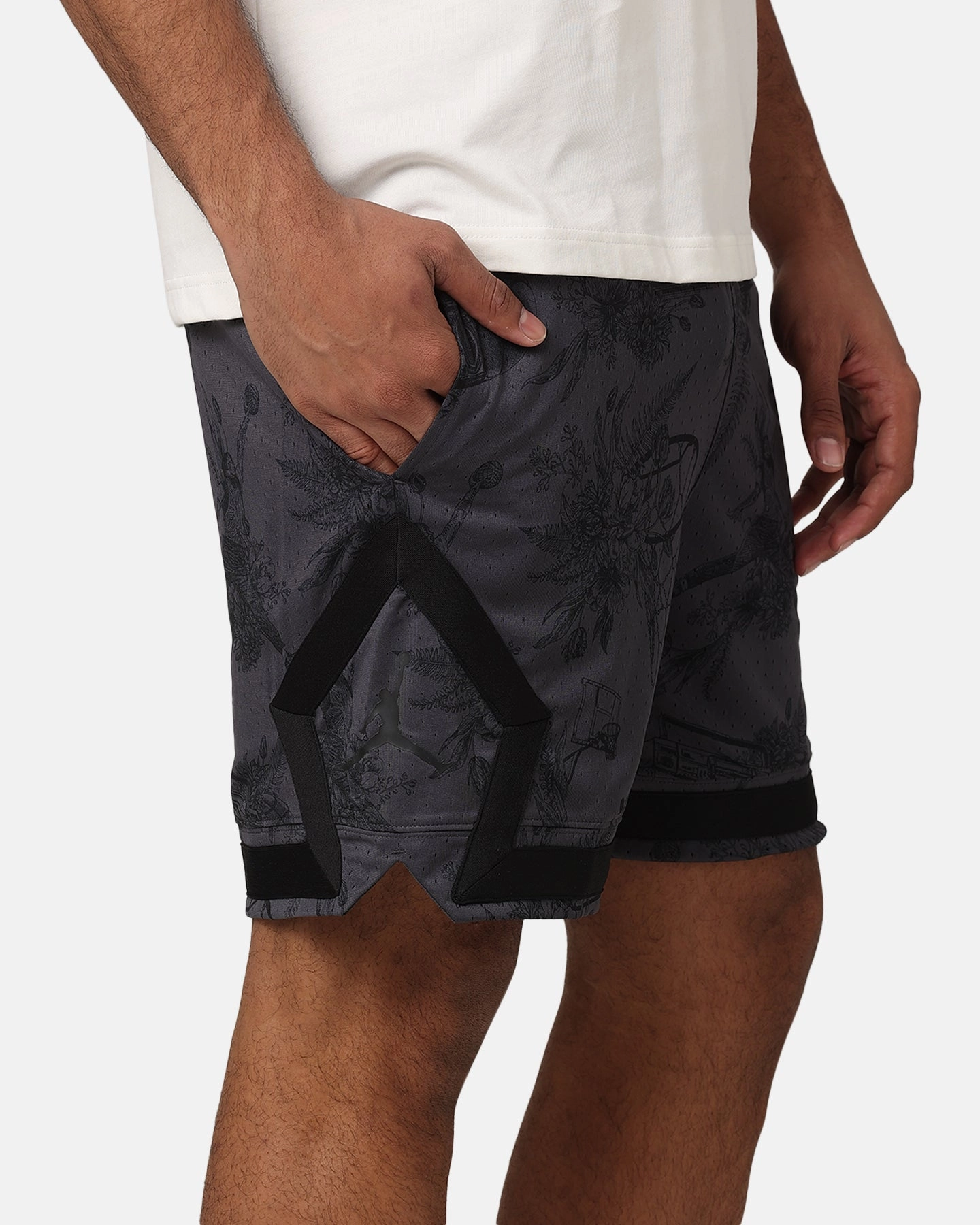 Jordan DRI-Fit Sport Printed Diamond Shorts Black/Dark Shadow