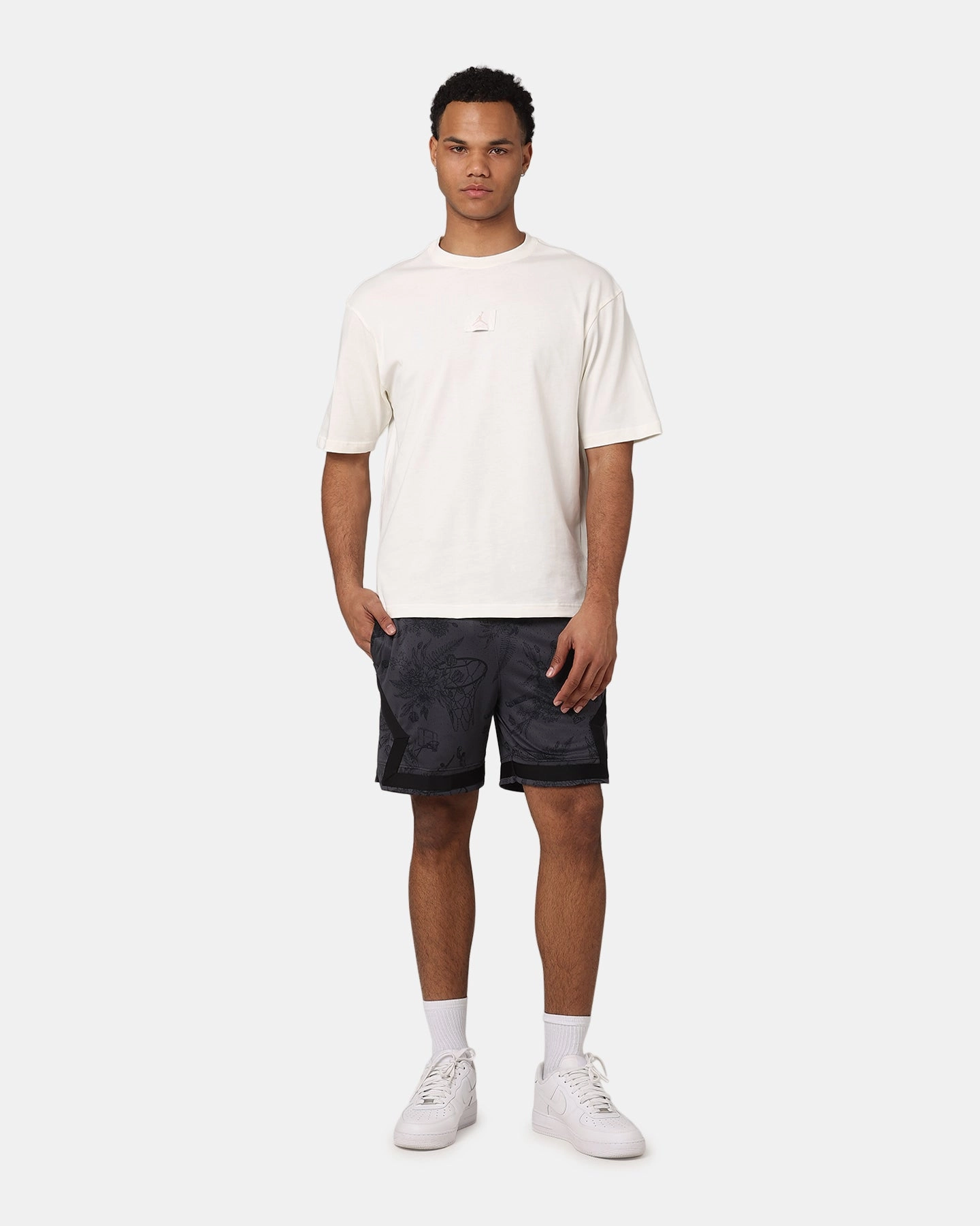 Jordan DRI-Fit Sport Printed Diamond Shorts Black/Dark Shadow