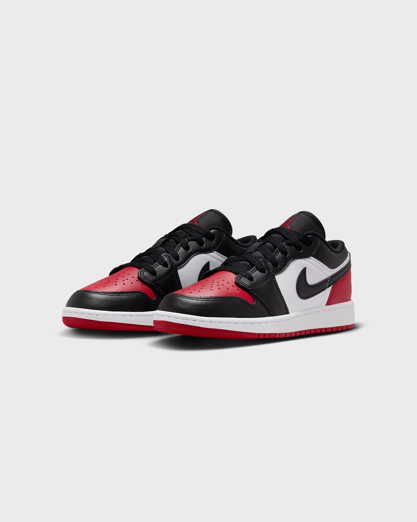 Jordan Kids' Air Jordan 1 Low BG Bred Toe White/Black