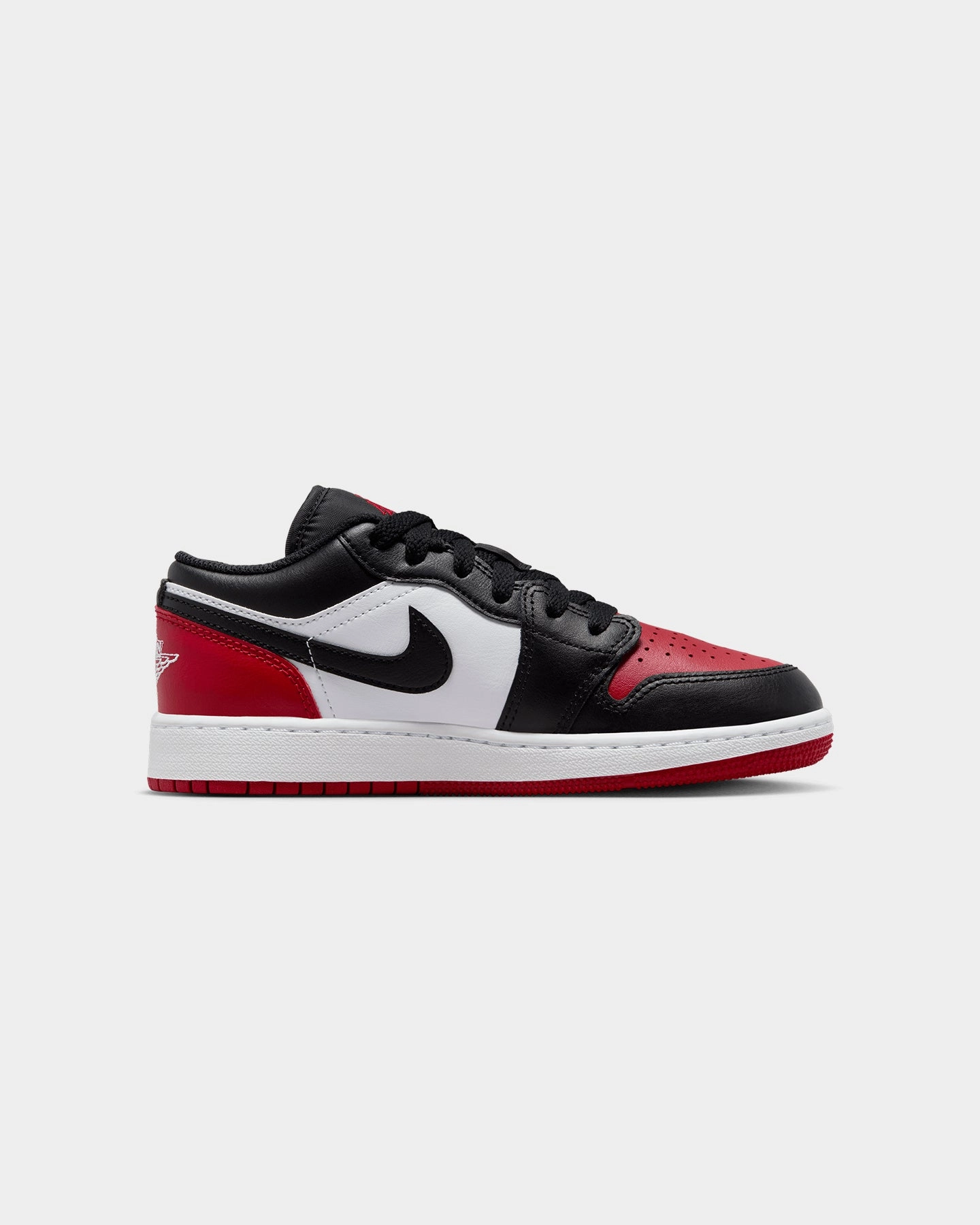 Jordan Kids' Air Jordan 1 Low BG Bred Toe White/Black