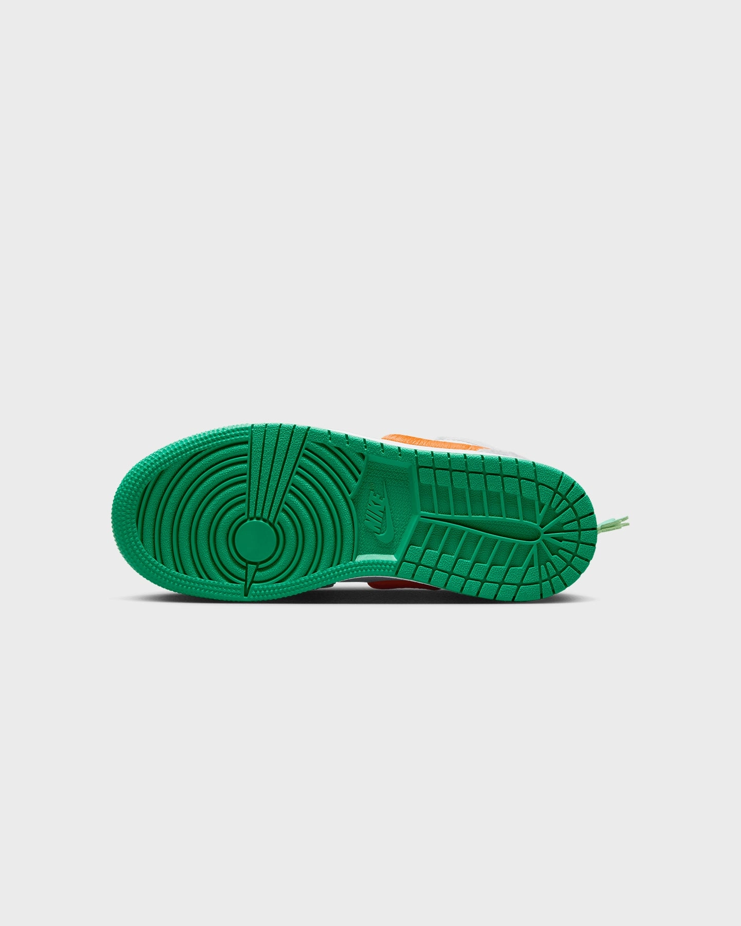 Jordan Kids' Air Jordan 1 Low SE (GS) Rabbit Light Smoke Grey/Total Orange/White/Stadium Green