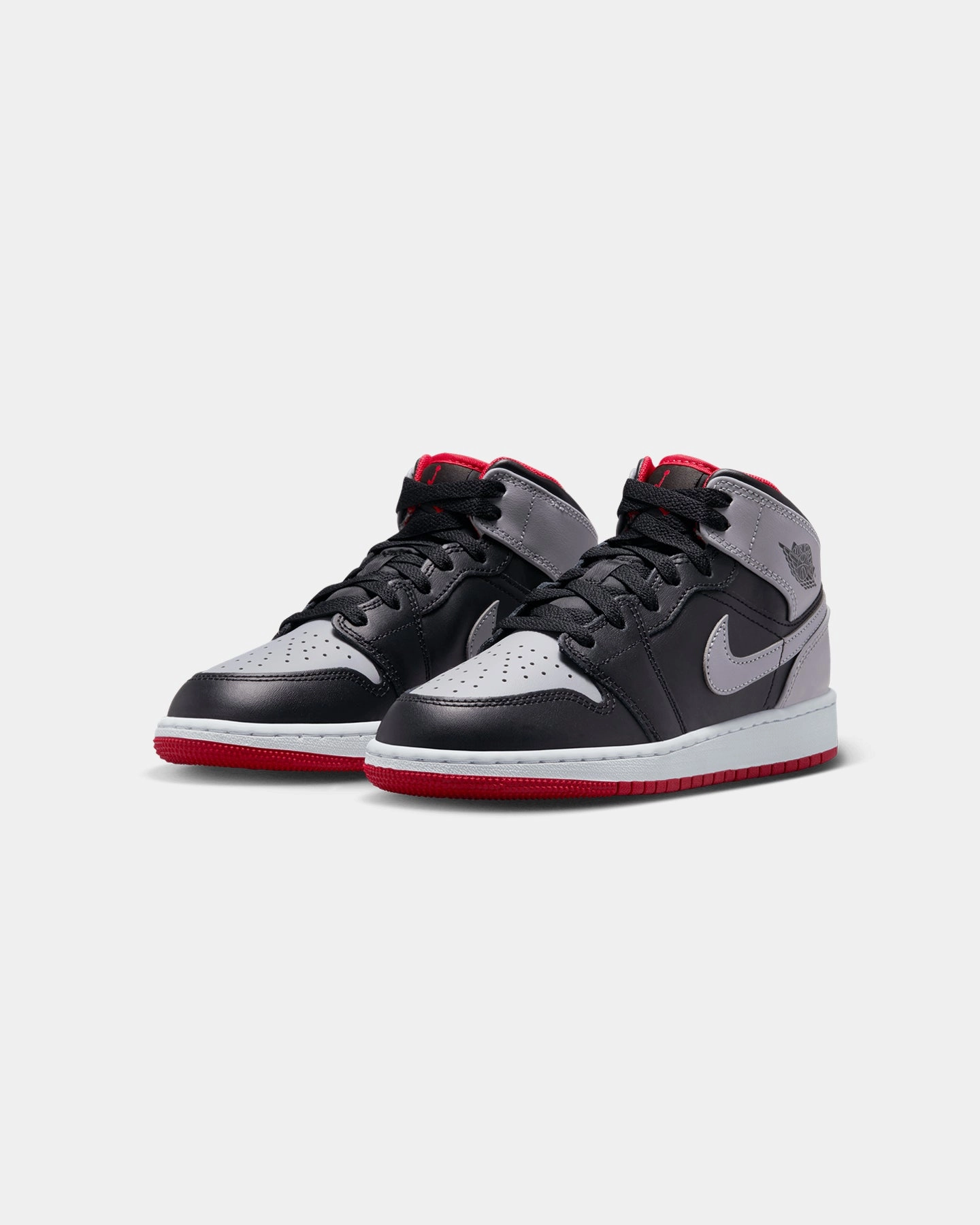 Jordan Kids' Air Jordan 1 Mid (GS) Black/Cement Grey