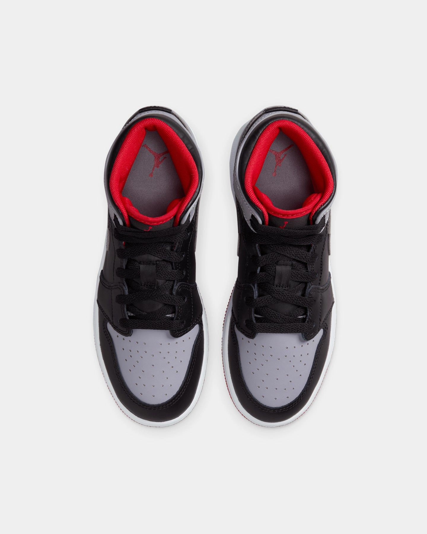 Jordan Kids' Air Jordan 1 Mid (GS) Black/Cement Grey