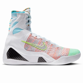 Kobe IX Elite High Protro 'What The Kobe?' - White/Reflective Silver/Chlorine Blue