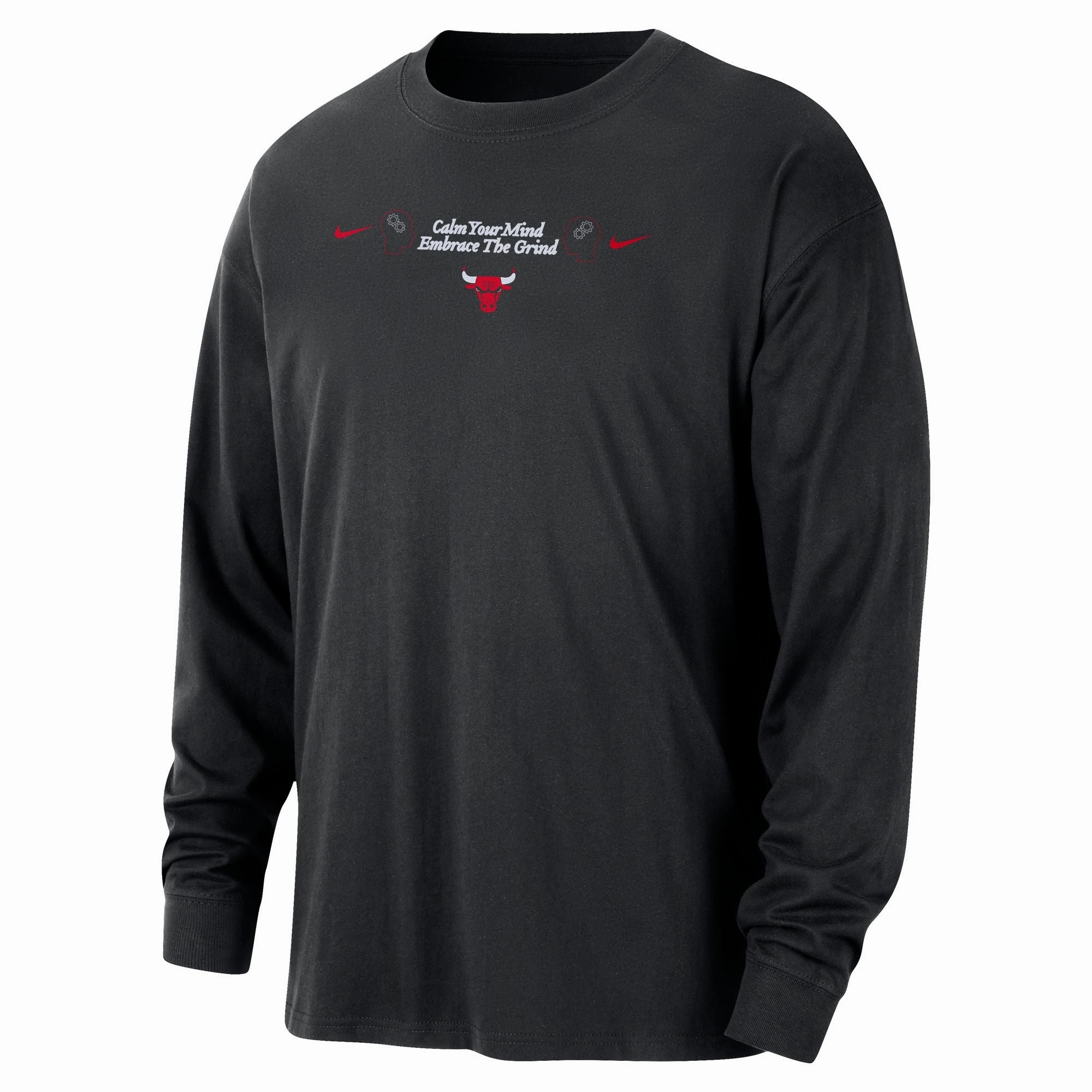 Men's Nike NBA Max90 Chicago Bulls Long-Sleeve T-Shirt