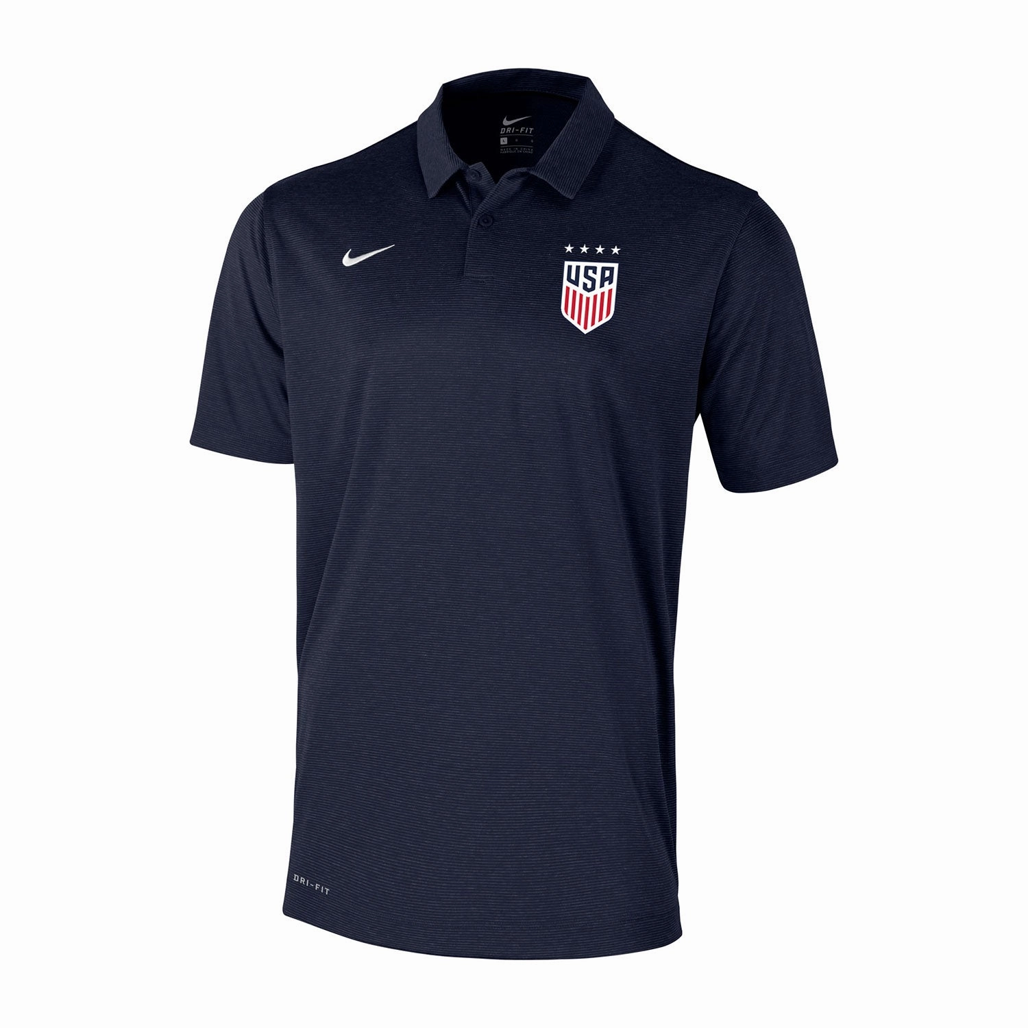 Men's Nike USWNT Heather Navy Polo