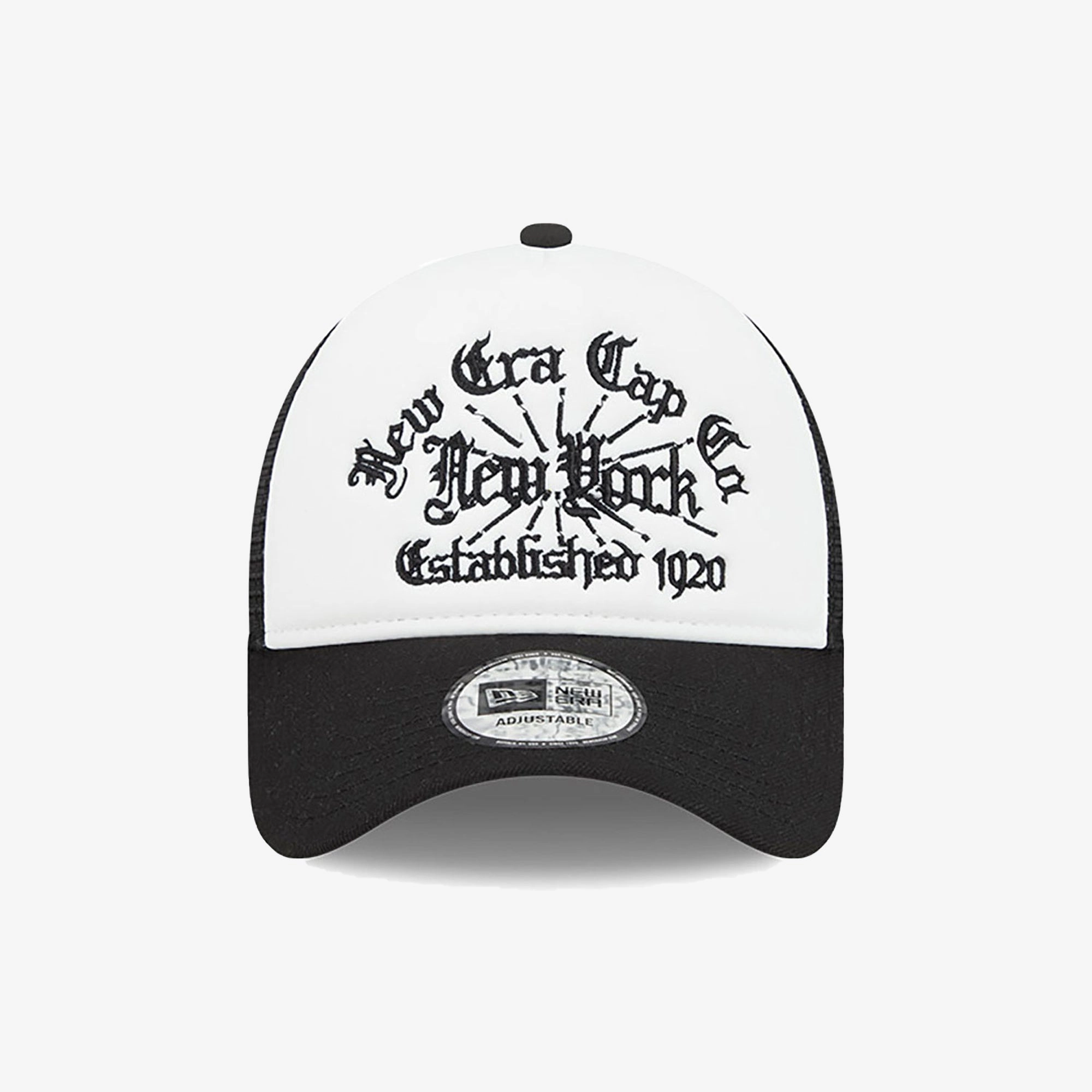 New Era | A-FRAME TRUCKER CAP  { WHITE