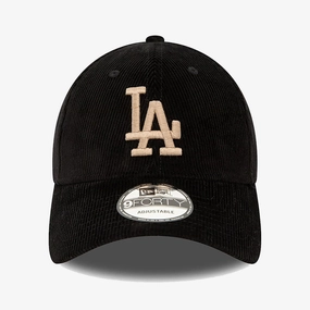 New Era | LA DODGERS MLB CORD 9FORTY ADJUSTABLE CAP  { BLACK