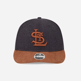 New Era | ST. LOUIS CARDINALS MLB TWO TONE NAVY RETRO CROWN 9FIFTY STRAPBACK CAP  { BLUE