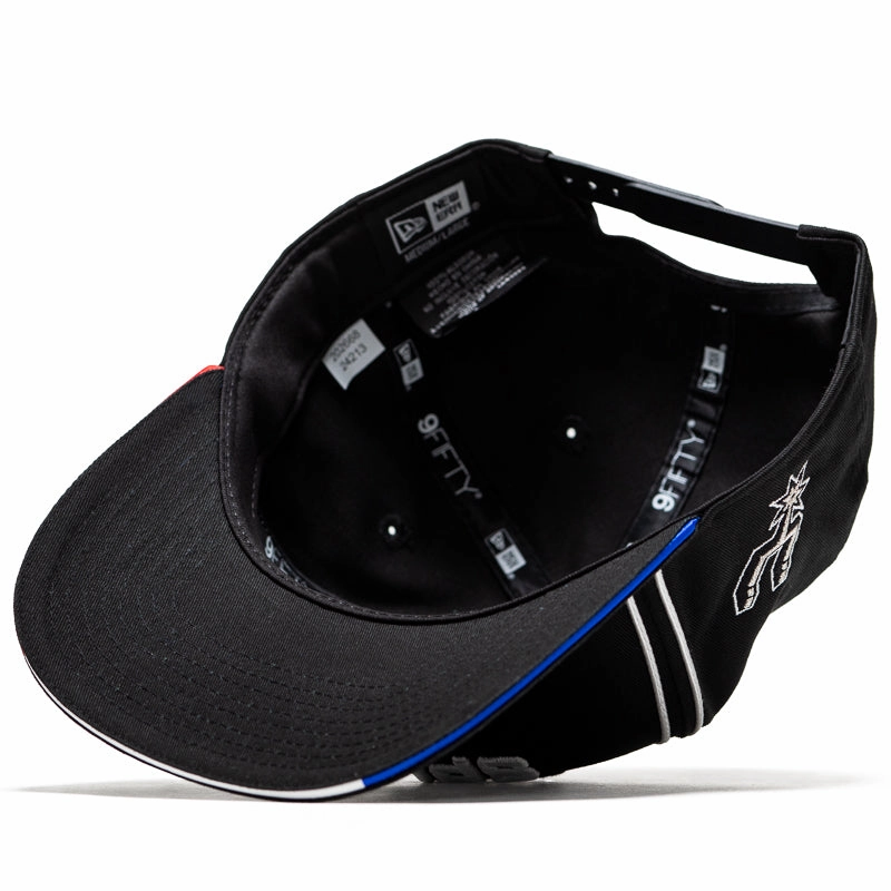 New Era Alpine x San Antonio Spurs Austin 9FIFTY Pre-Curve Snapback - Black