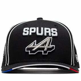 New Era Alpine x San Antonio Spurs Austin 9FIFTY Pre-Curve Snapback - Black