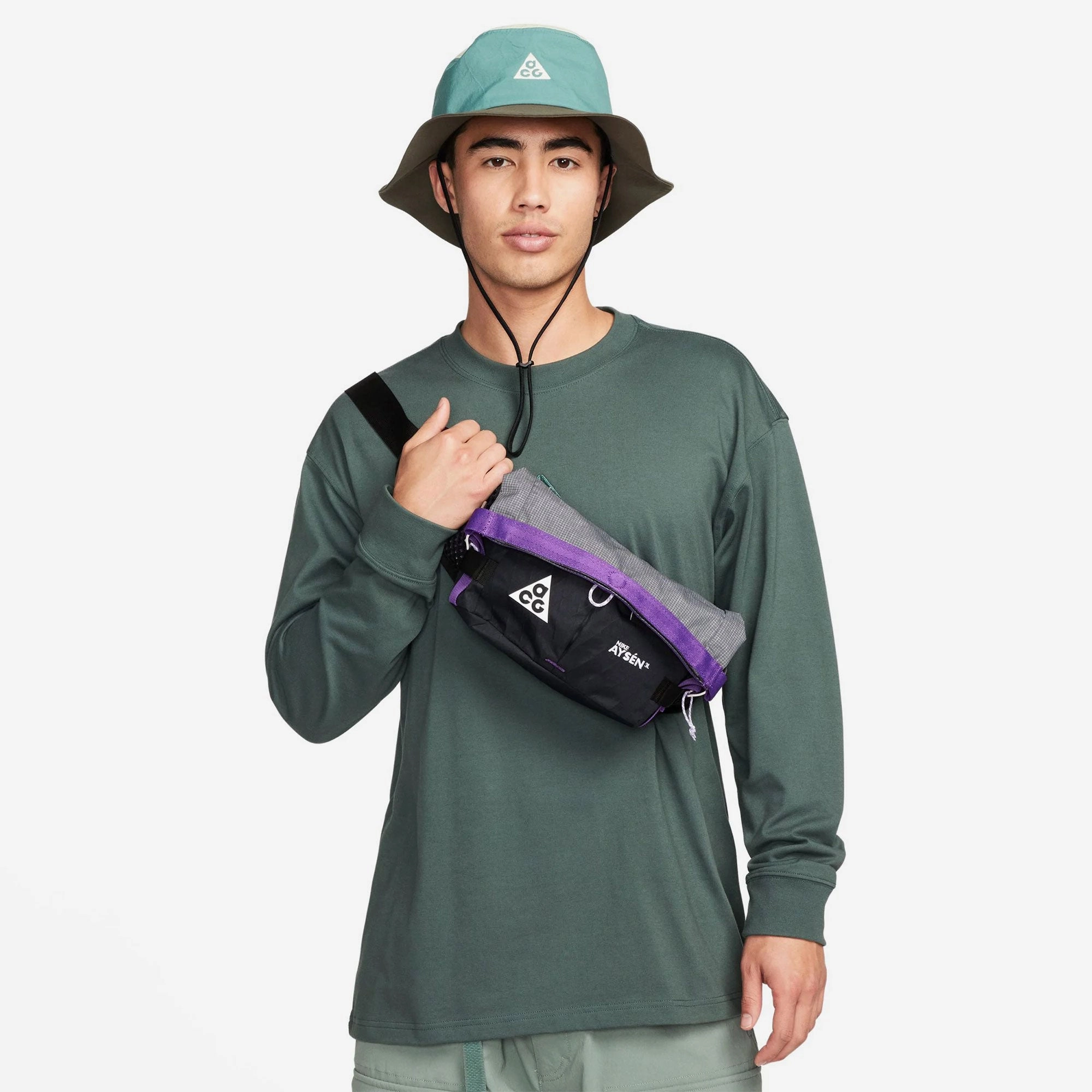 NIKE | ACG FANNY PACK (3L) { BLACK/COOL GREY/WHITE