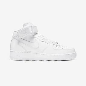 Nike | AIR FORCE 1 07 MID  { WHITE/WHITE-WHITE