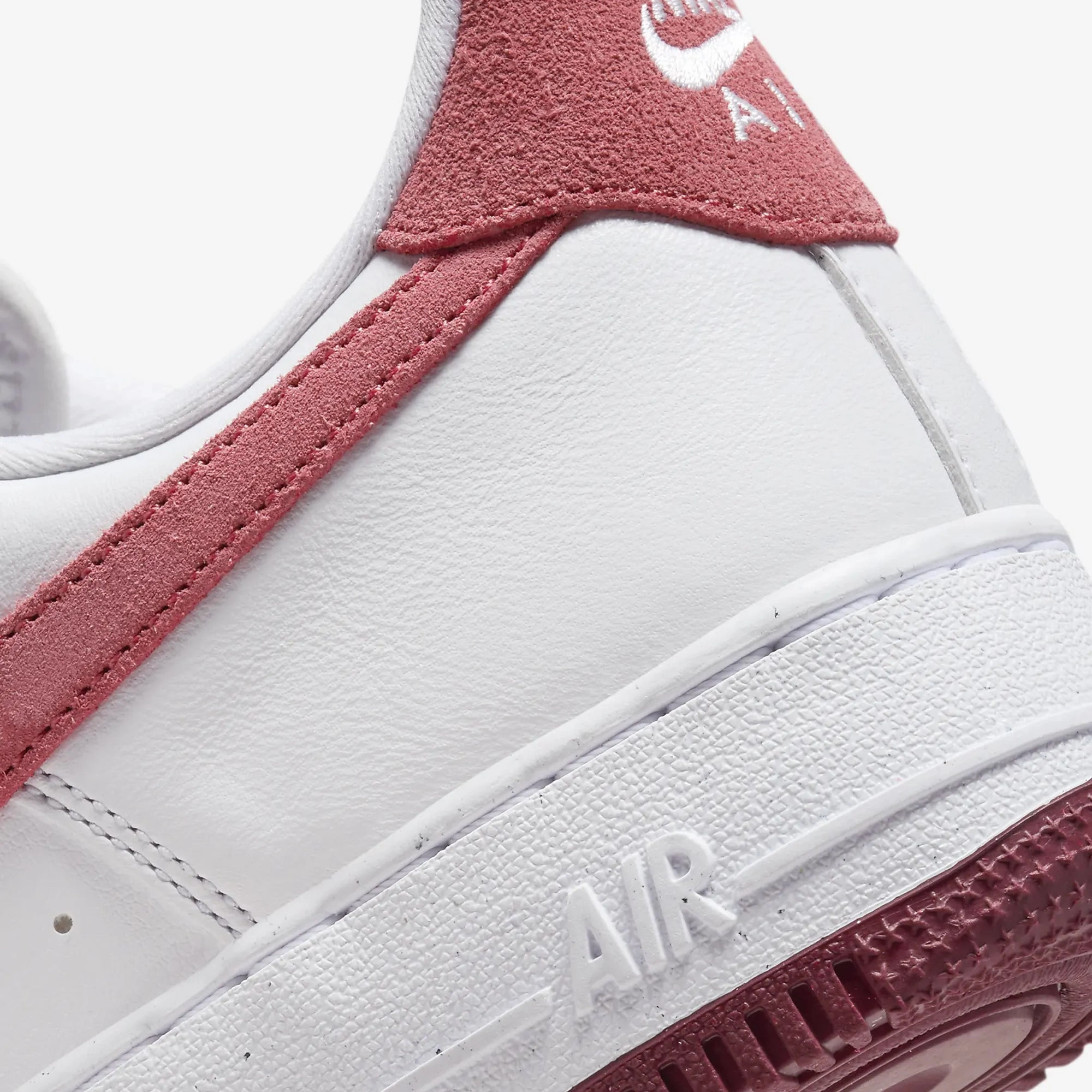 Nike | AIR FORCE 1 '07 { WHITE/ADOBE-TEAM RED-DRAGON RED