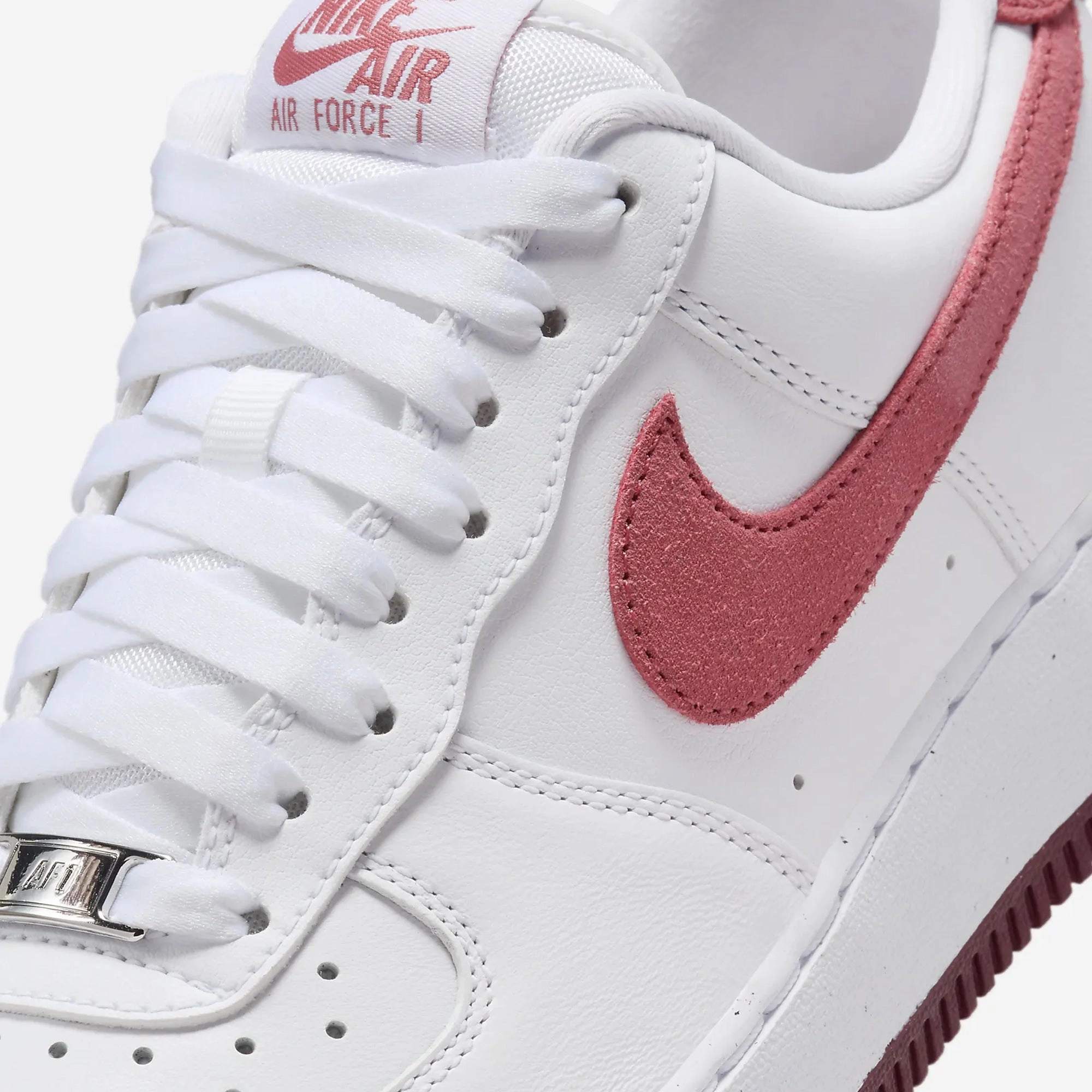 Nike | AIR FORCE 1 '07 { WHITE/ADOBE-TEAM RED-DRAGON RED