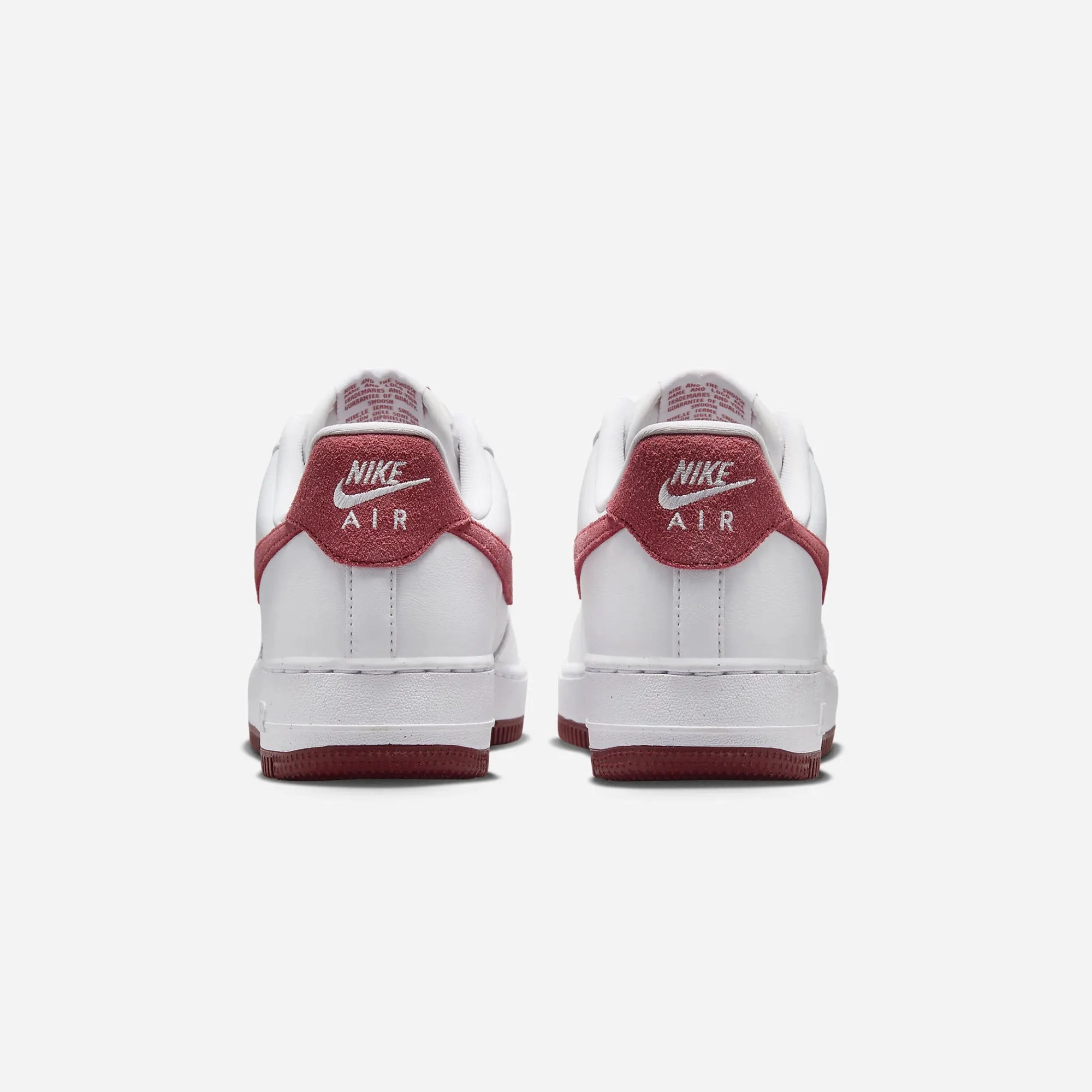 Nike | AIR FORCE 1 '07 { WHITE/ADOBE-TEAM RED-DRAGON RED