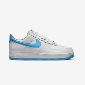 Nike | AIR FORCE 1 '07 { WHITE/AQUARIUS BLUE-WHITE