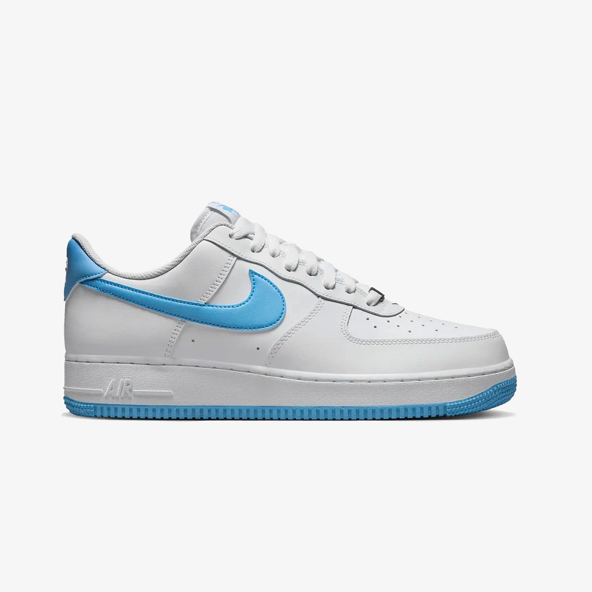 Nike | AIR FORCE 1 '07 { WHITE/AQUARIUS BLUE-WHITE