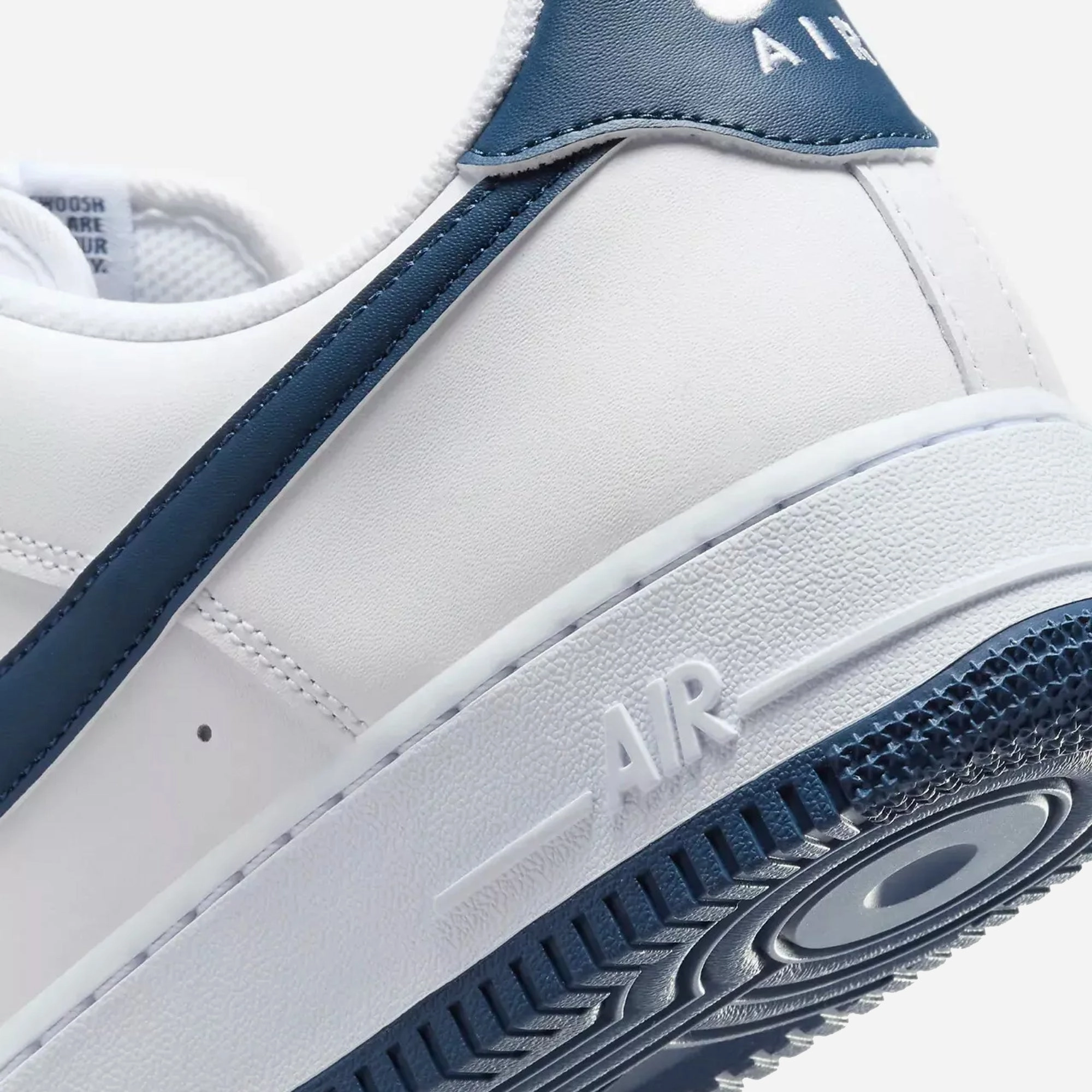 NIKE | AIR FORCE 1 '07 { WHITE/MIDNIGHT NAVY-WHITE