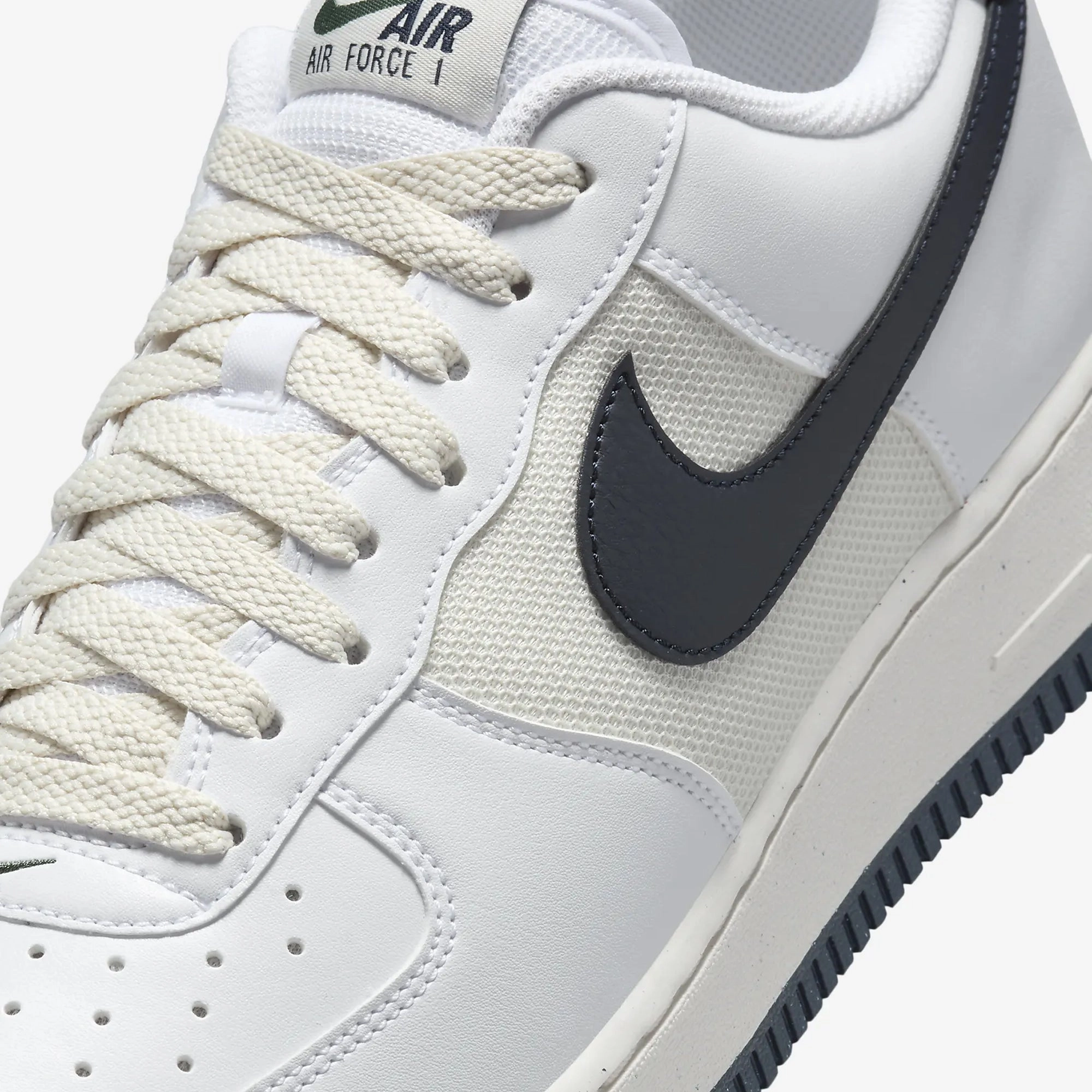 Nike | AIR FORCE 1 '07 { WHITE/OBSIDIAN-FIR-PHANTOM