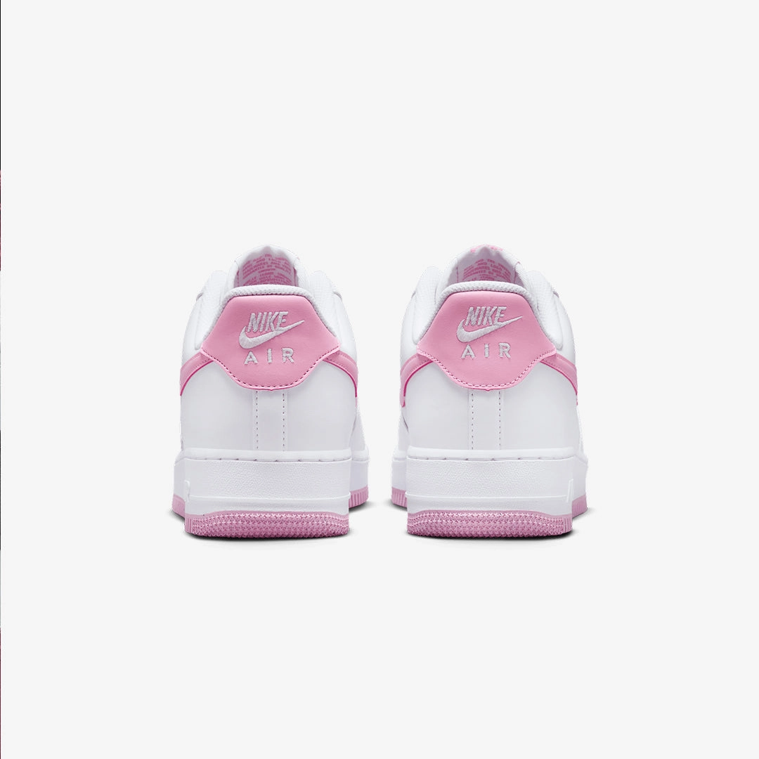 Nike | AIR FORCE 1 '07 { WHITE/PINK RISE-WHITE