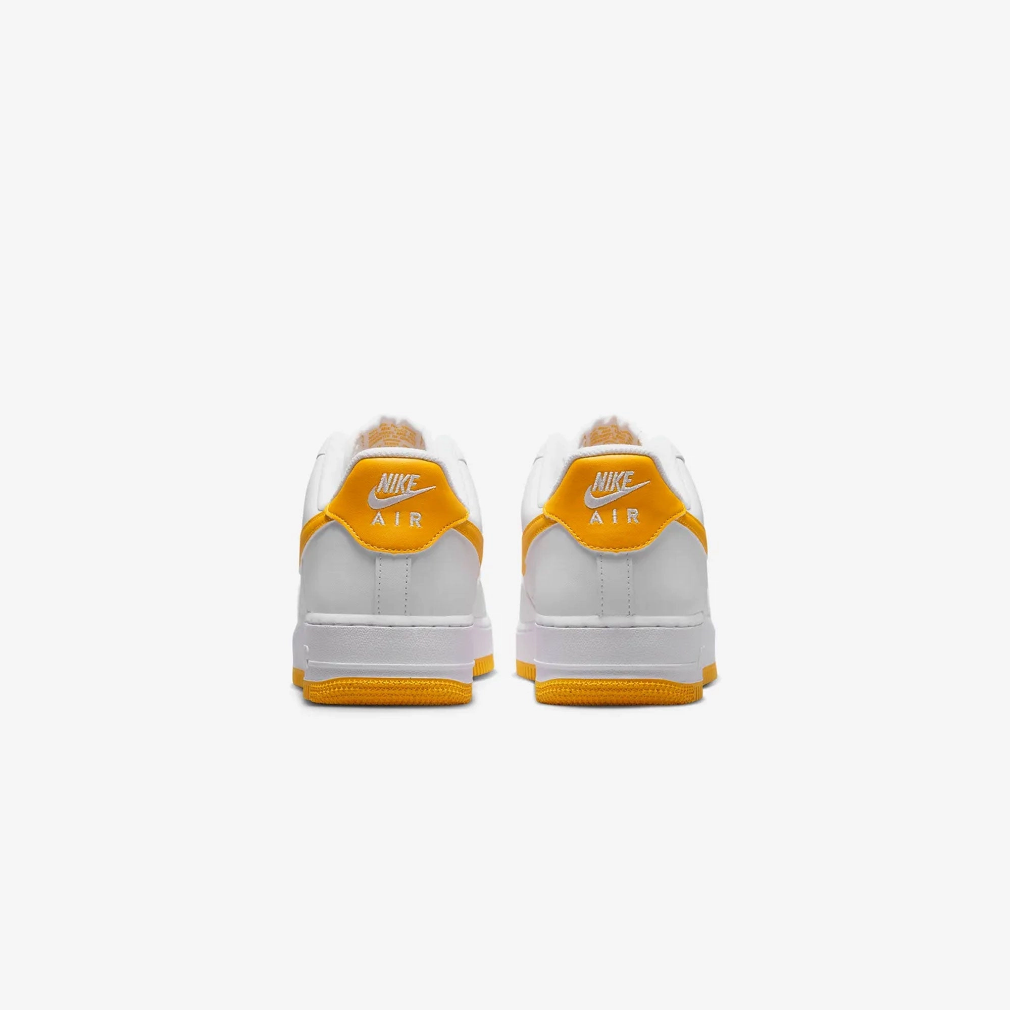 NIKE | AIR FORCE 1 '07 { WHITE/UNIVERSITY GOLD-WHITE