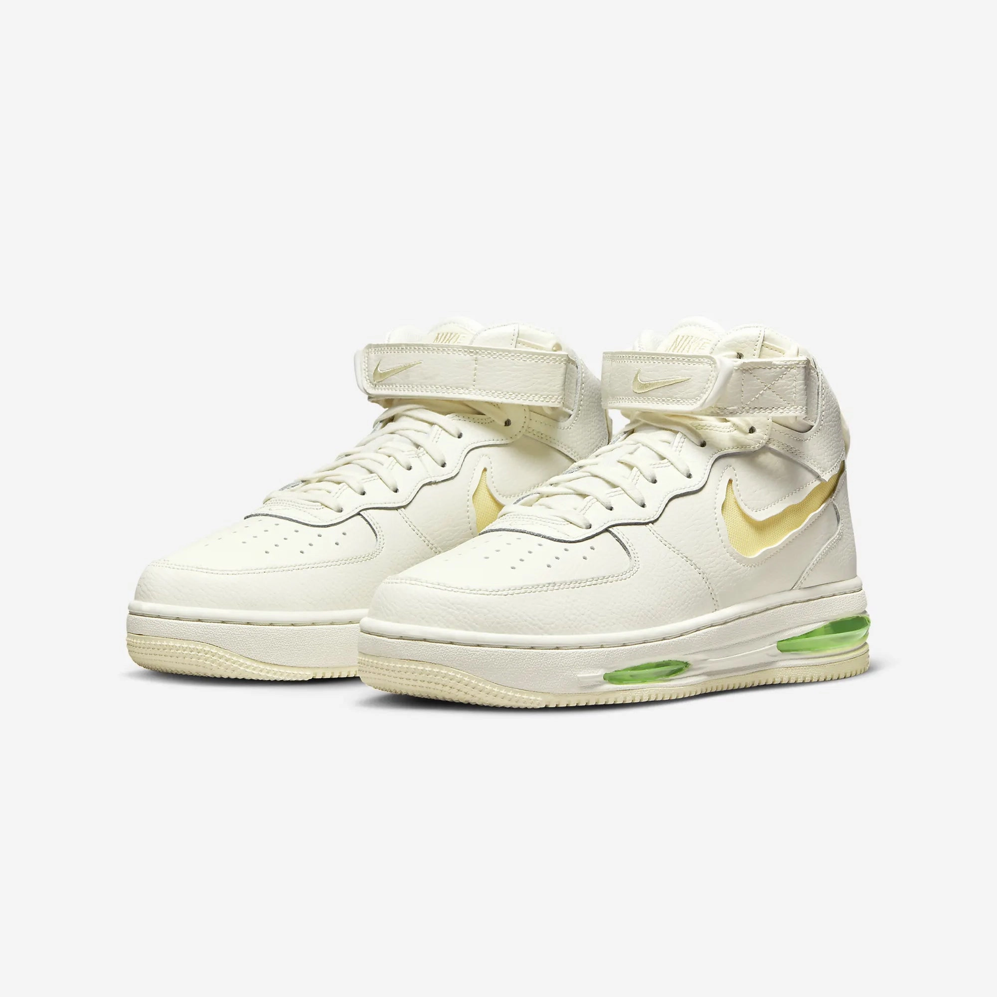Nike | AIR FORCE 1 MID EVO  { SAIL/COCONUT MILK-LIME BLAST