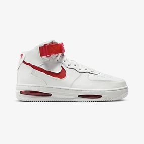 Nike | AIR FORCE 1 MID EVO  { SUMMIT WHITE/UNIVERSITY RED-SUMMIT WHITE