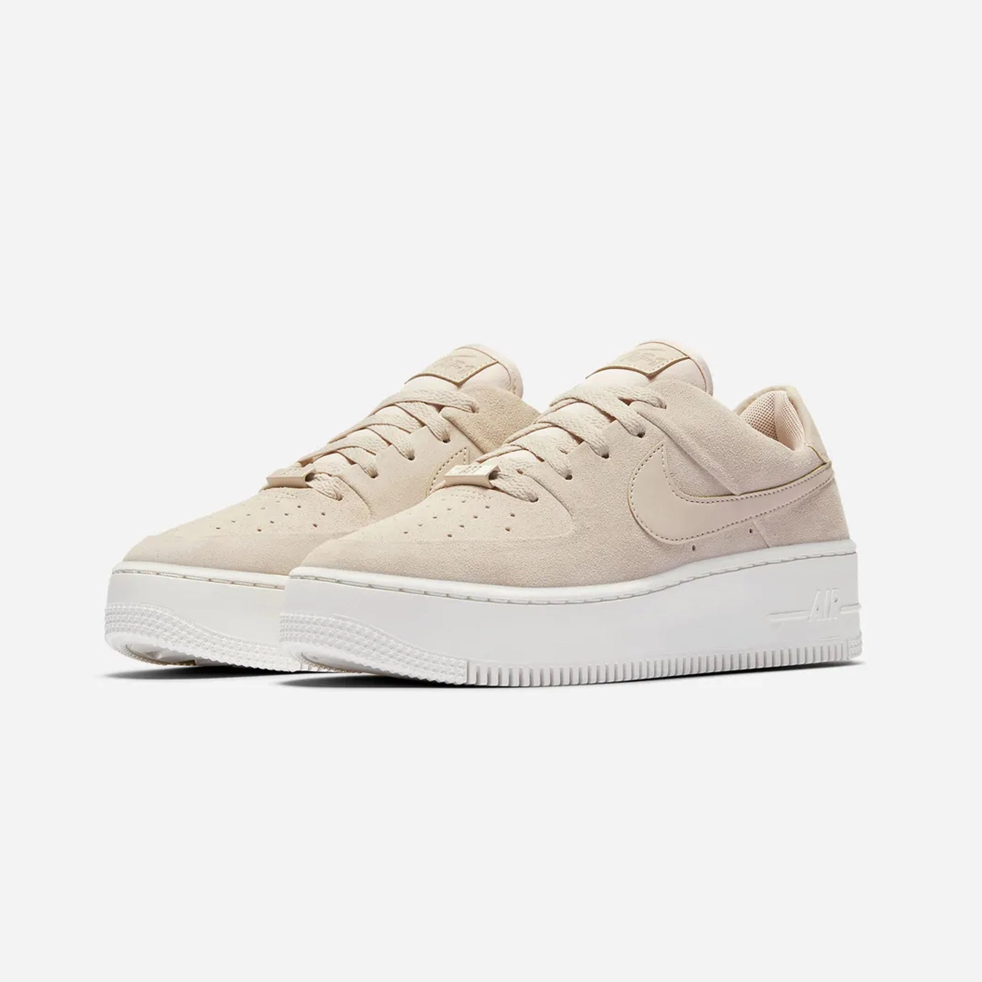 Nike | AIR FORCE 1 SAGE LOW  { PARTICLE BEIGE/PARTICLE BEIGE-PHANTOM
