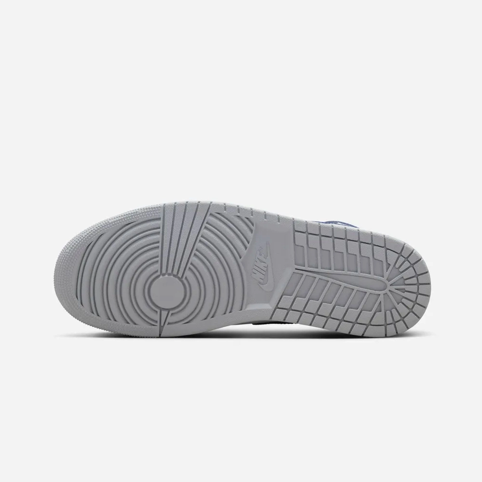 NIKE | AIR JORDAN 1 MID { WHITE/MIDNIGHT NAVY-WOLF GREY