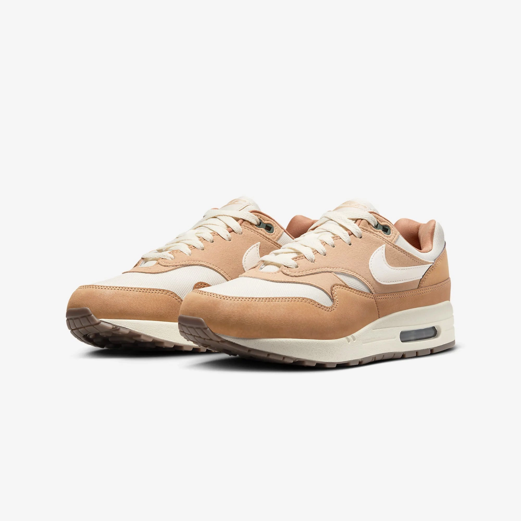 Nike | AIR MAX 1 '87 { FLAX/COCONUT MILK-SESAME-VINTAGE GREEN