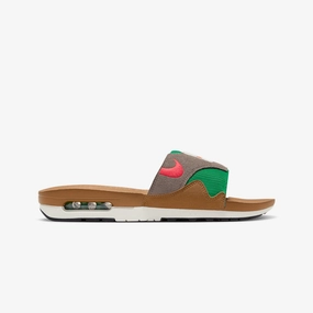 Nike | AIR MAX 1  { ALE BROWN/CORAL-OLIVE GREY-SAIL