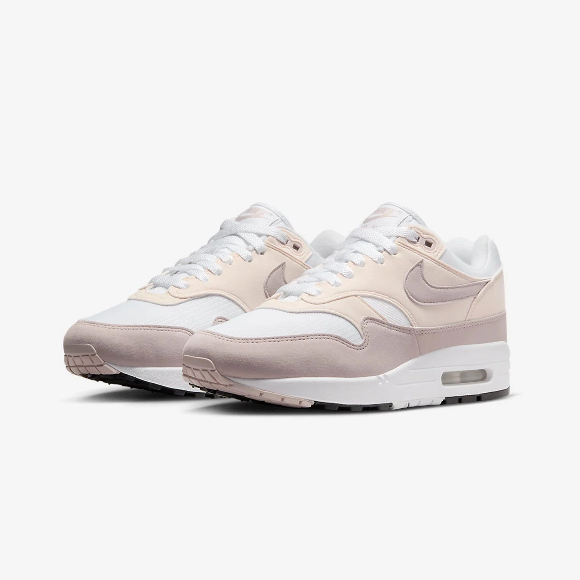 Nike | AIR MAX 1  { WHITE/PLATINUM VIOLET-PHANTOM-WHITE