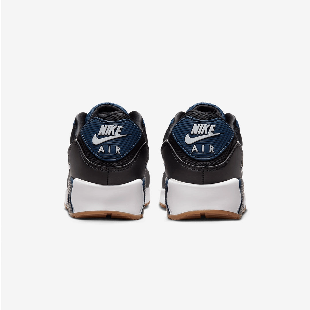 Nike | AIR MAX 90  { MIDNIGHT NAVY/WHITE-BLACK-GUM MED BROWN
