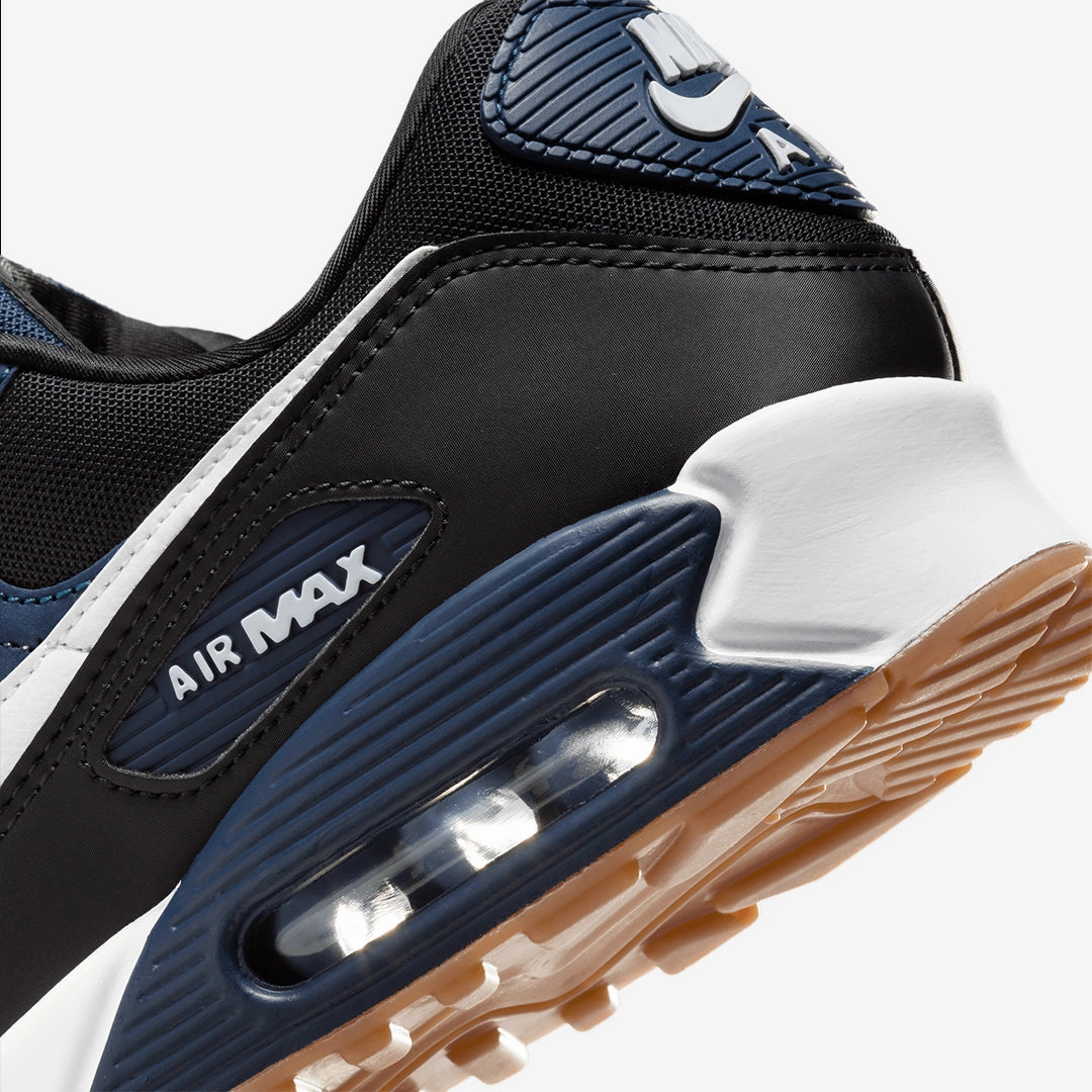 Nike | AIR MAX 90  { MIDNIGHT NAVY/WHITE-BLACK-GUM MED BROWN