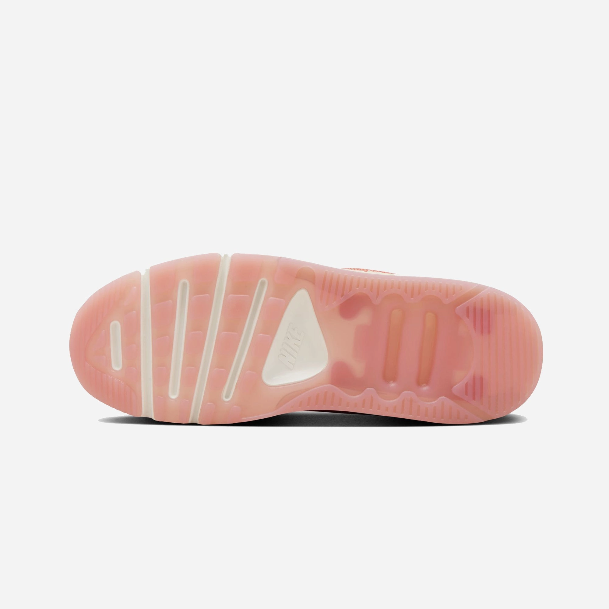 NIKE | AIR MAX 90 LV8 { SAIL/RED STARDUST-SUMMIT WHITE