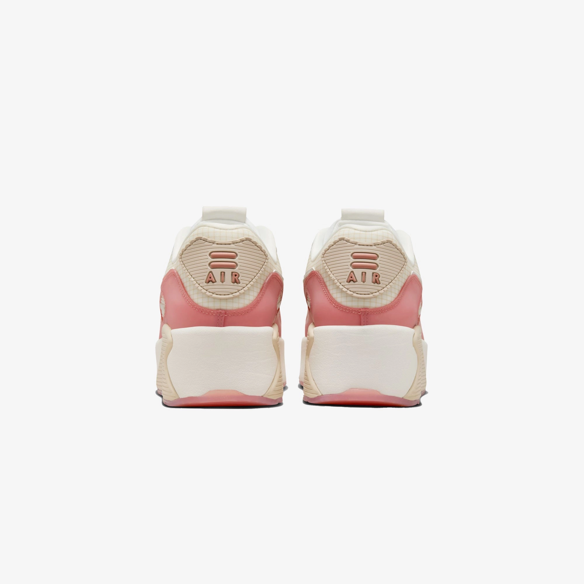 NIKE | AIR MAX 90 LV8 { SAIL/RED STARDUST-SUMMIT WHITE
